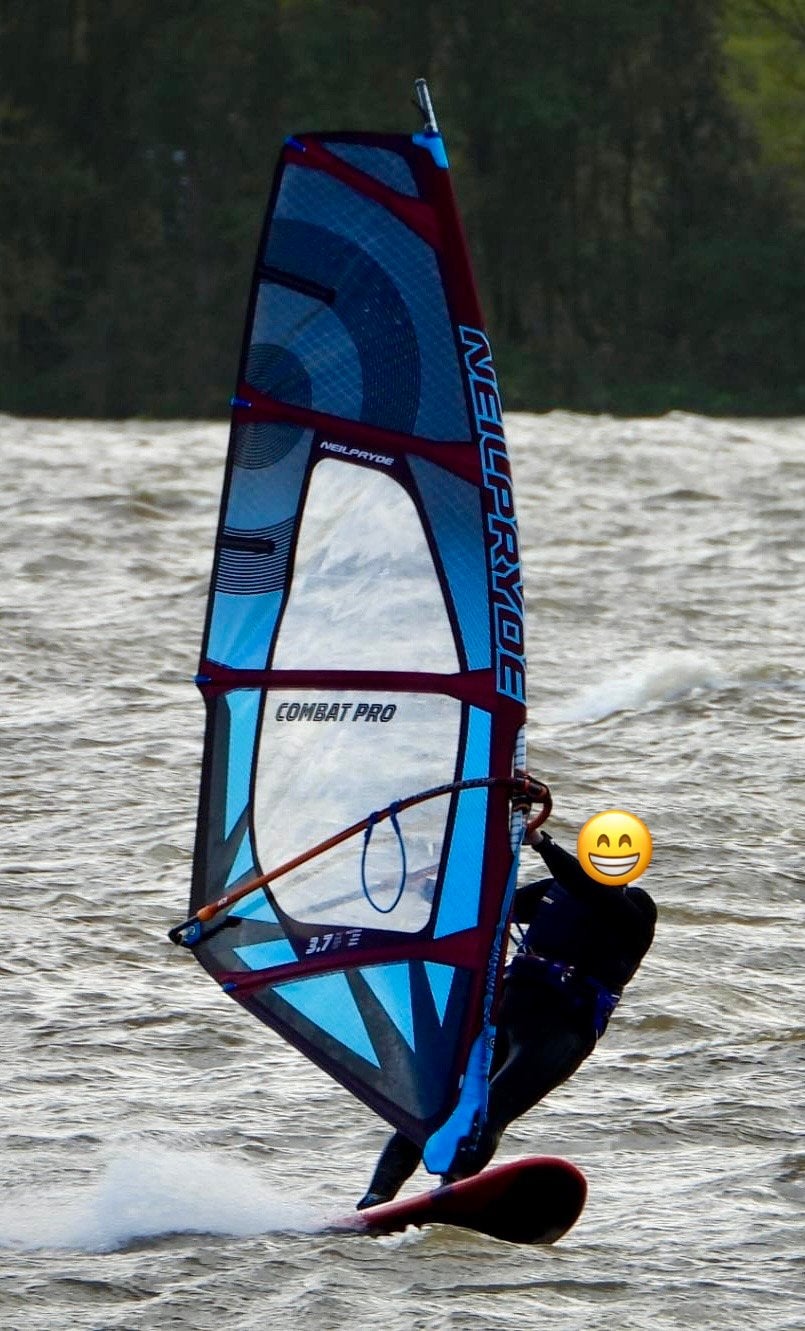 Neilpryde Combat Pro 3.7 - 2020, Watersport en Boten, Windsurfen, Ophalen, 3.5 tot 5 m², Neilpryde, Zeil