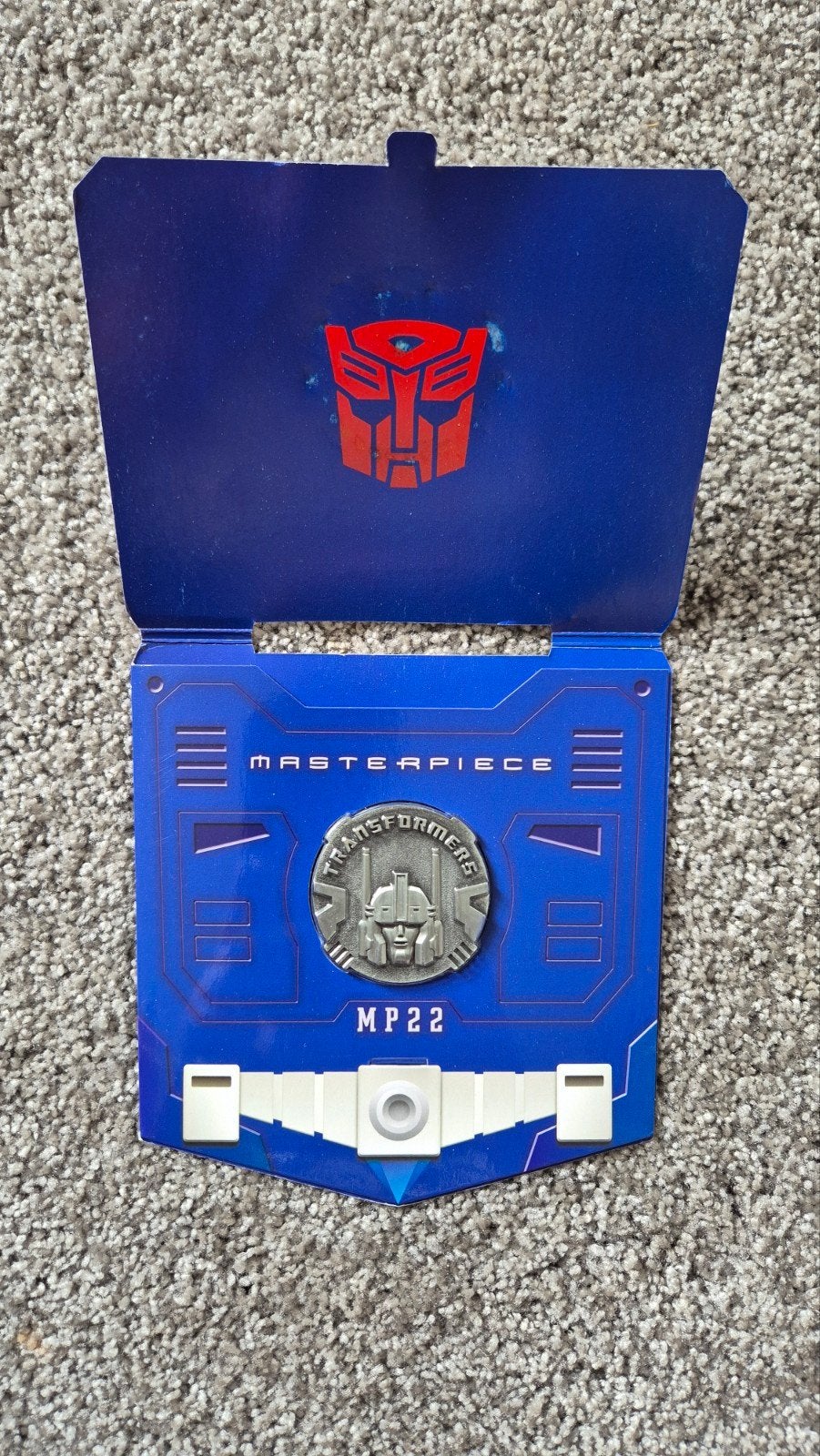 Transformers Masterpiece MP-22 Ultra Magnus Collector Coin, Verzamelen, Transformers, Overige generaties, Ophalen of Verzenden