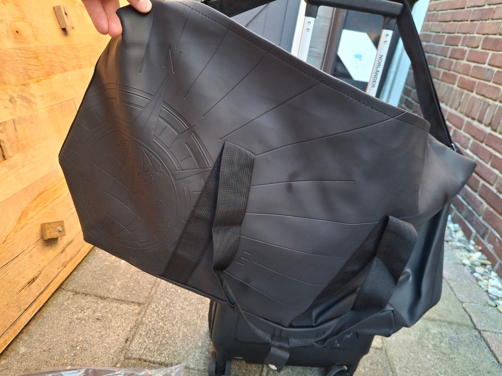 All Leisure Weekender tas - Dull PU Leer - Nieuw, 30 cm of meer, Zwart, Ophalen of Verzenden, Nieuw