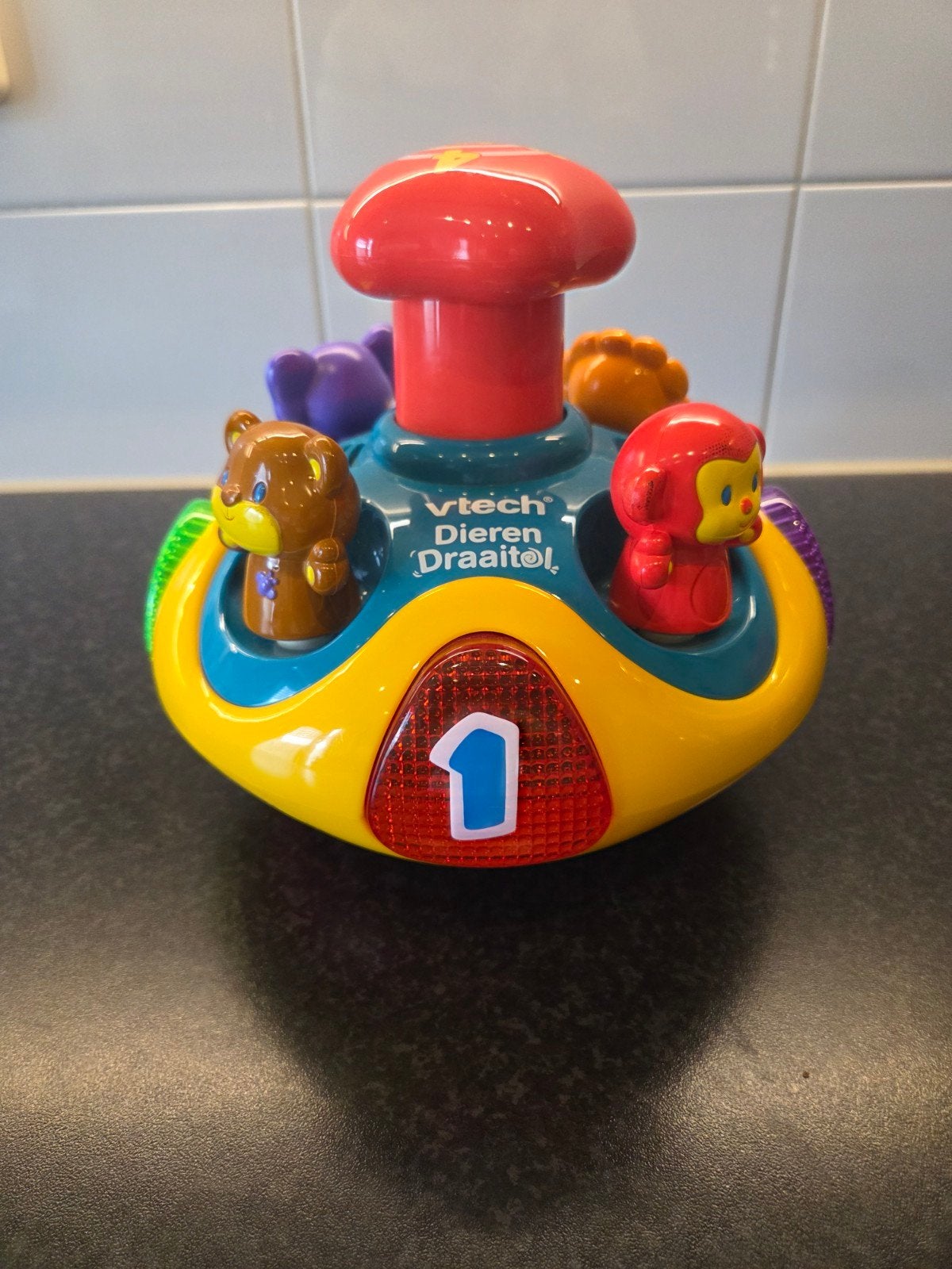 v tech dieren draaitol, Kinderen en Baby's, Ophalen of Verzenden, Zo goed als nieuw, 6 maanden tot 2 jaar