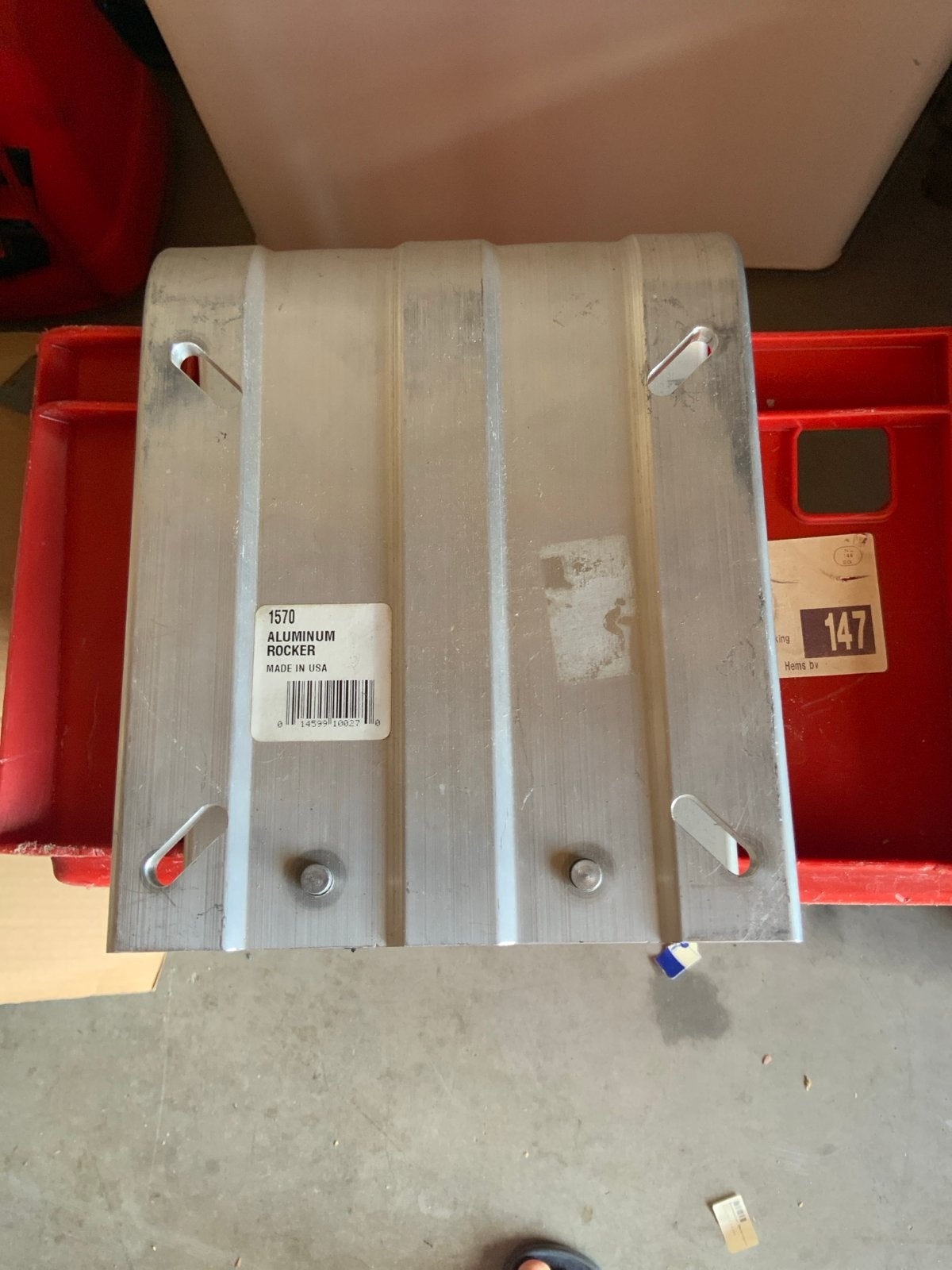 Aluminium Stoelbasis met Veren - Bootstoel Accessoire, Ophalen, Gebruikt, Overige typen
