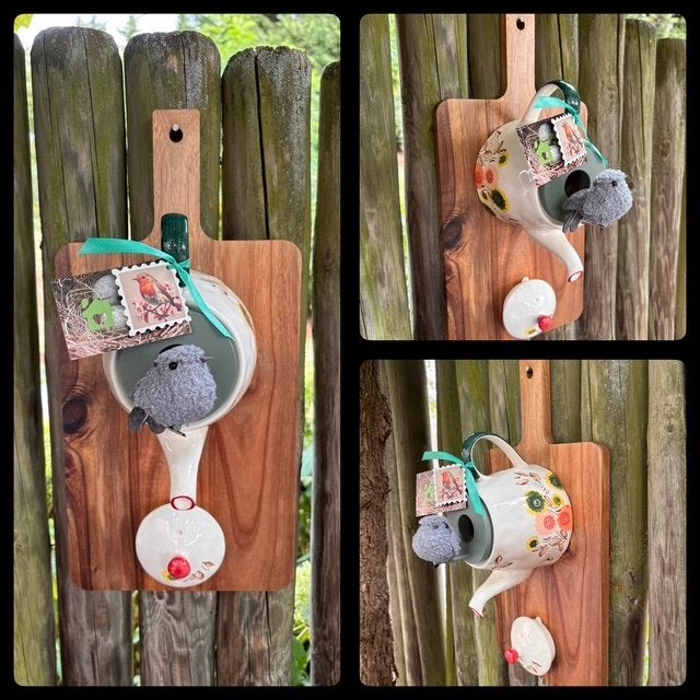 Cadeautip! Xenos Broodplank Theepot Vogelhuisje, Ophalen of Verzenden, Nieuw