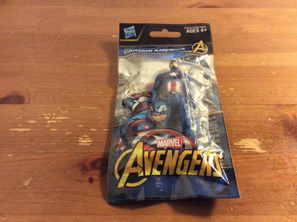 Marvel Captain America figuur. 9,5 cm. nieuw in plastic, Ophalen of Verzenden, Nieuw