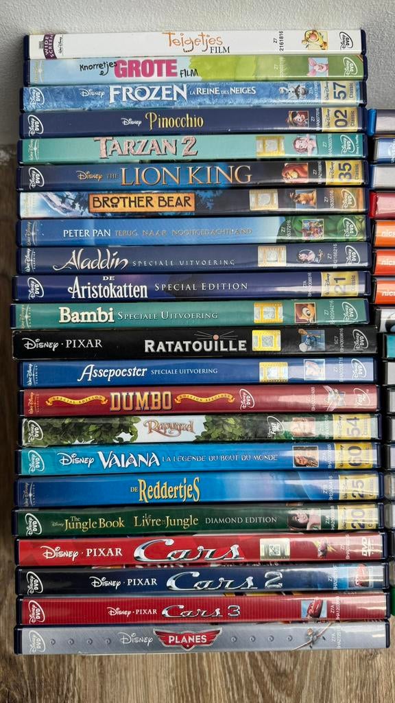Collectie (40st) kinderfilms (DVD), Cd's en Dvd's, Ophalen, Alle leeftijden, Overige typen, Overige soorten