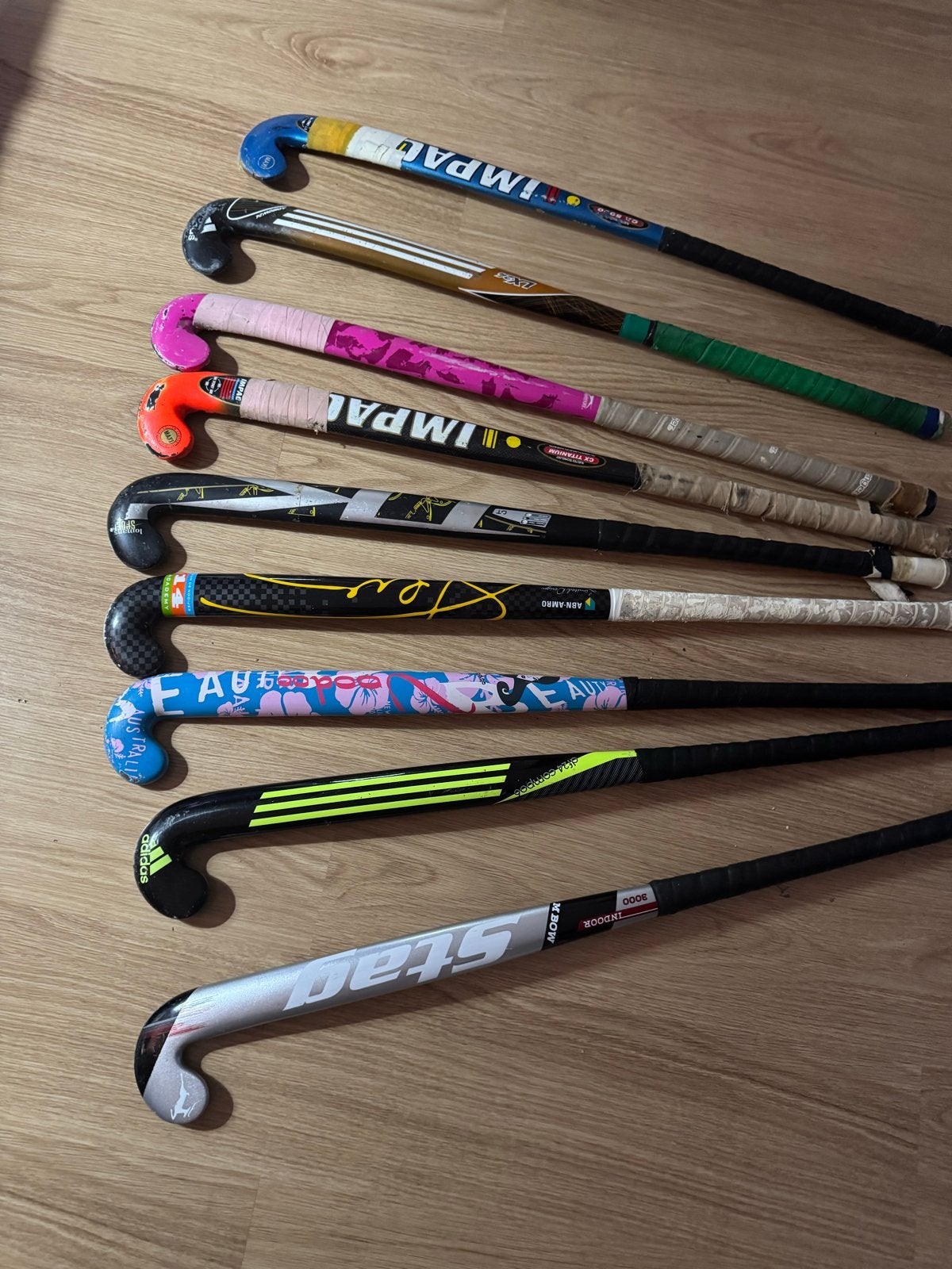 Hockeysticks - Diverse modellen, nog een ronde mee, Sport en Fitness, Hockey, Ophalen of Verzenden, Gebruikt, Stick