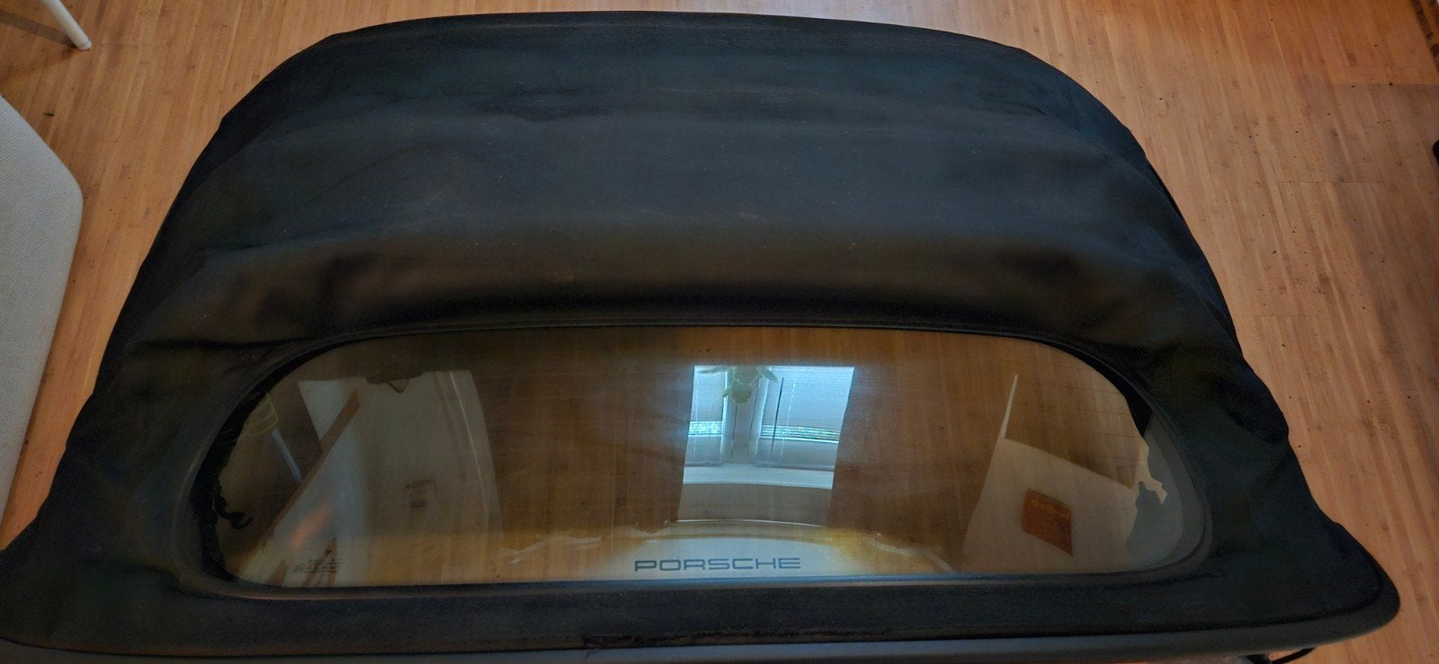 Porsche Boxster 986 OEM facelift softtop glazen achterruit, Auto-onderdelen, Ruiten en Toebehoren, Ophalen