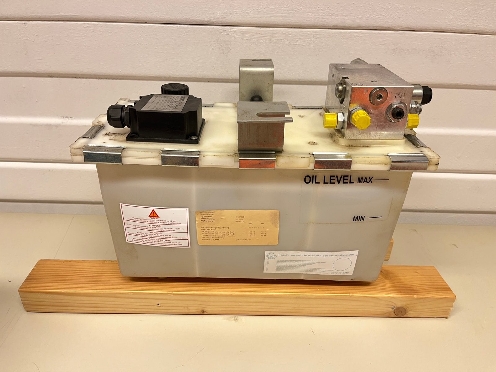 Argo-Hytos hydraulische unit 4l/min  0,75 KW 80000264-0001, Doe-het-zelf en Verbouw, Ophalen, Gebruikt