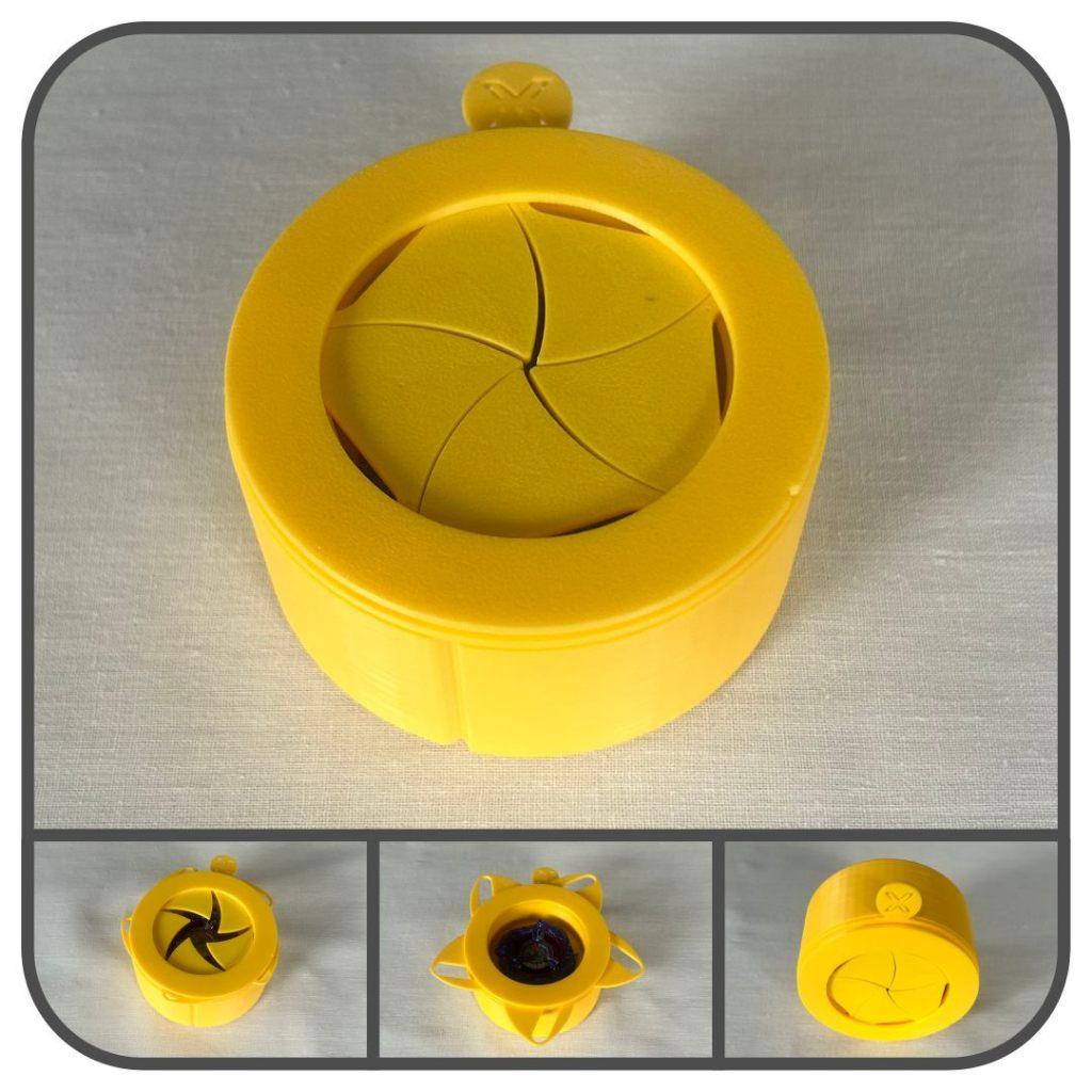 3D-geprinte Beyblade ster doos geel (€15,00), Ophalen of Verzenden, Nieuw