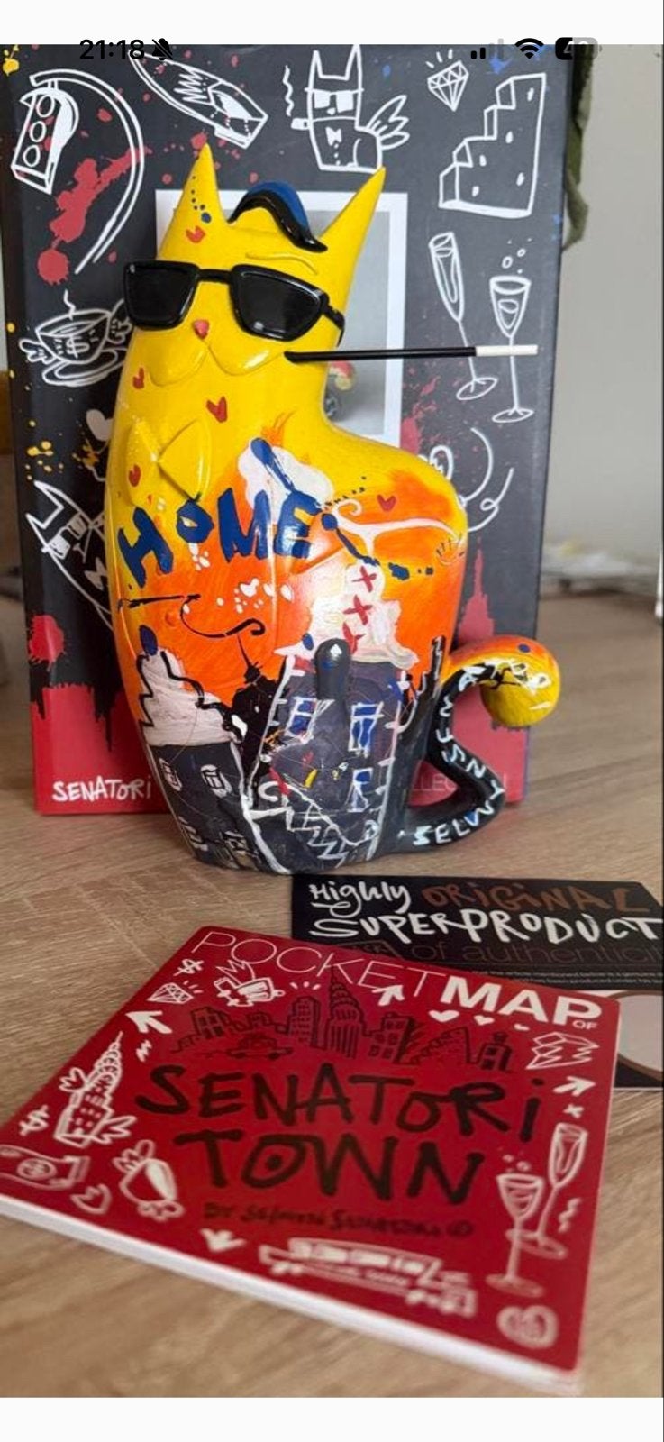 Selwyn Senatori Kunst - ‘Home - Love - Amsterdam’, Ophalen, Overige onderwerpen, Kunststof, 20 - 50 cm