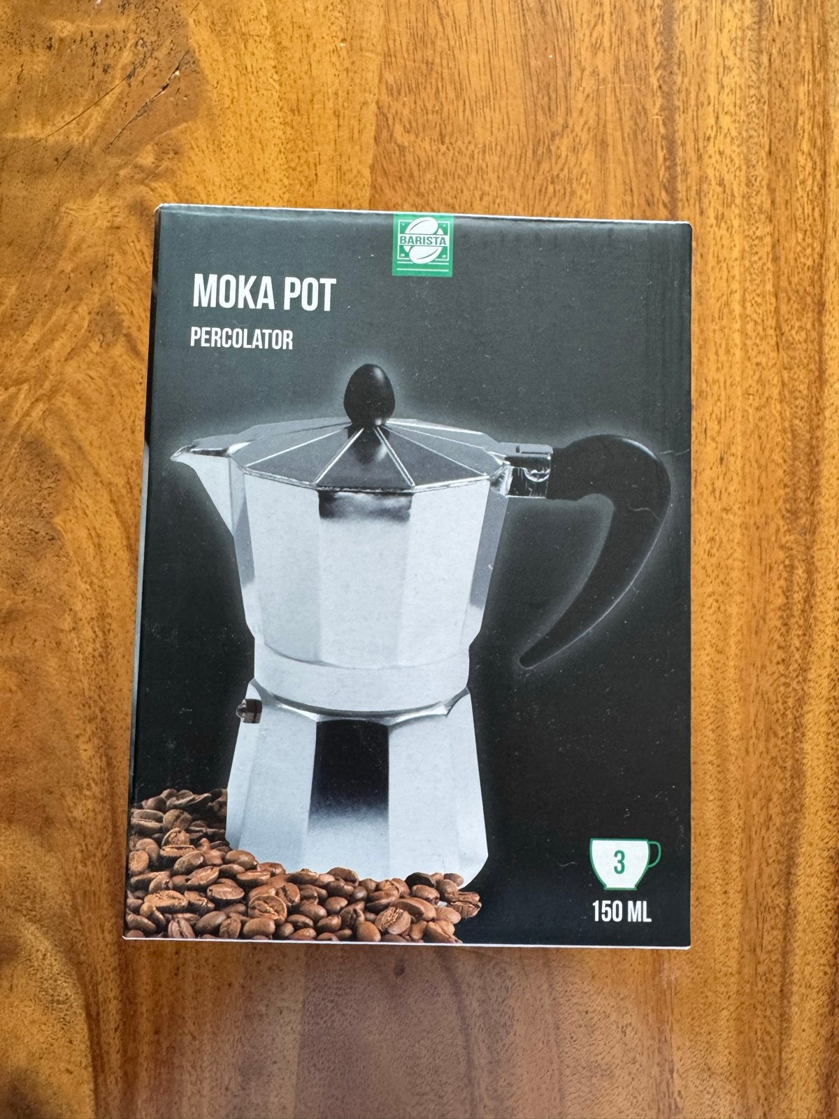Nieuw: Moka Pot Percolator - 3 kopjes / 150 ML, Espresso apparaat, Nieuw, Gemalen koffie, Ophalen of Verzenden
