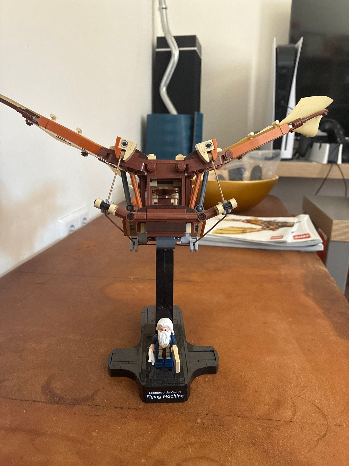 LEGO Ideas 21312 Leonardo da Vinci's Vliegmachine, Ophalen of Verzenden, Zo goed als nieuw, Overige merken