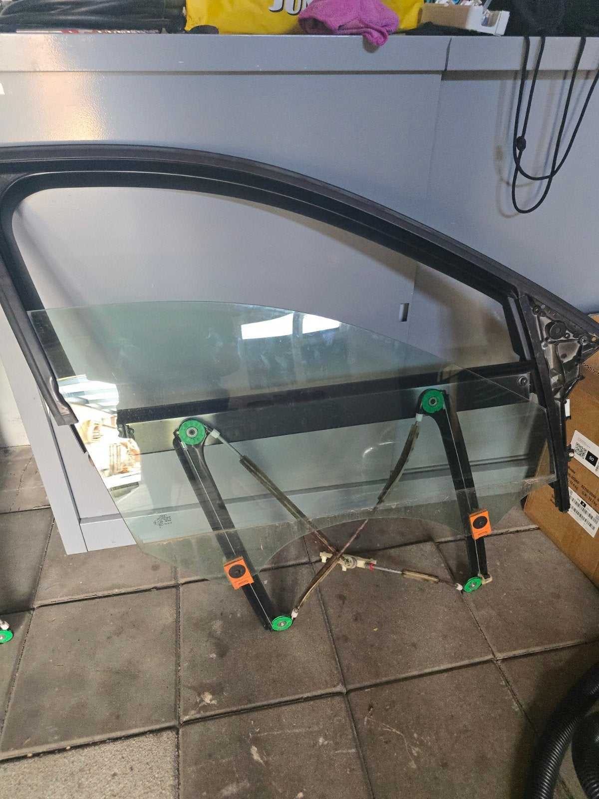 Raam mechanisme incl ruit audi 8P rechts voor/achter, Ophalen of Verzenden, Audi