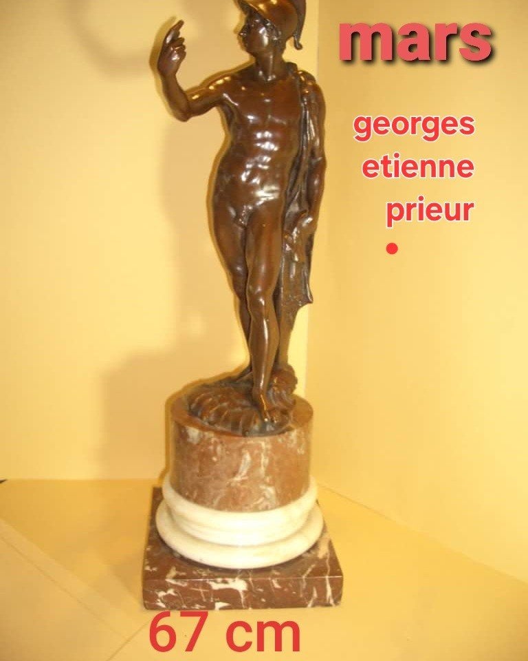 GEORGE ETIENNE PRIEUR, Ophalen, Overige onderwerpen, 50 - 100 cm, Beeld