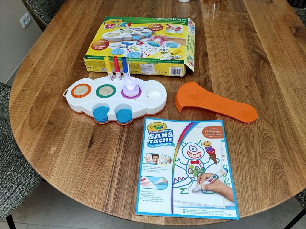 Crayola Color Wonder lichtgevende vlekvrije stempels, Ophalen of Verzenden, Gebruikt