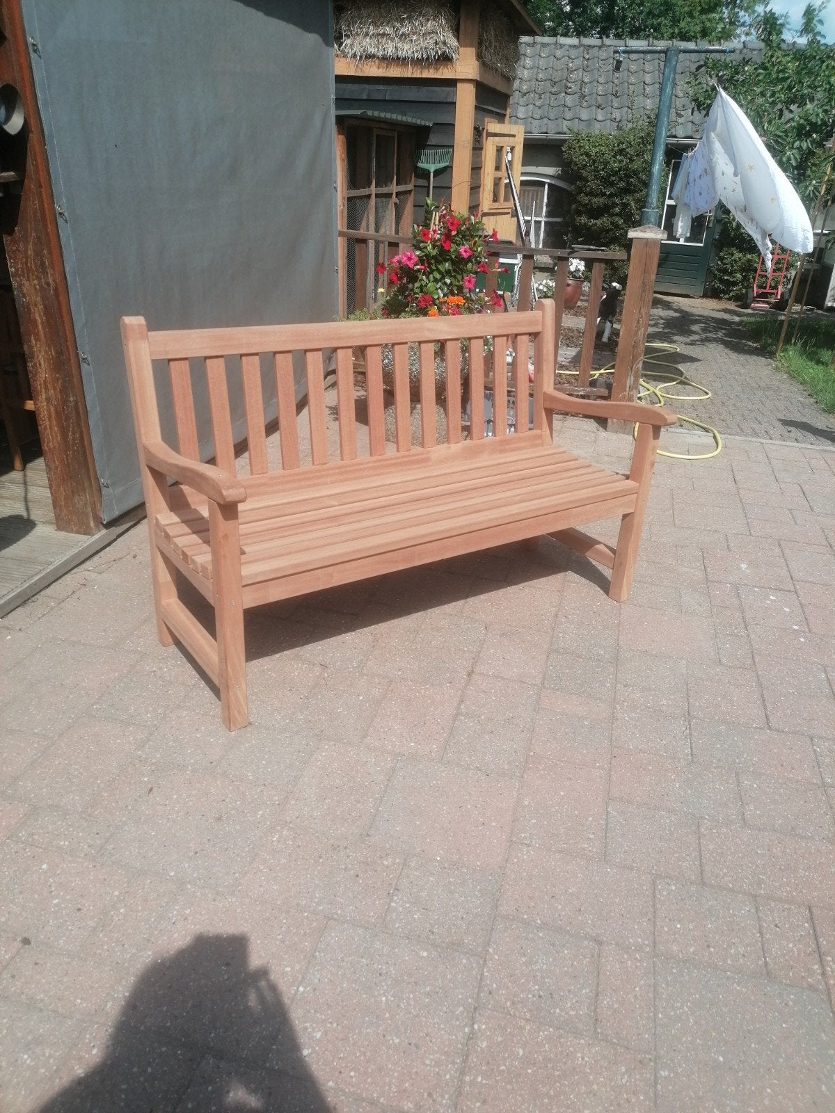 Maranti tuinbank, Ophalen, Nieuw, Hout