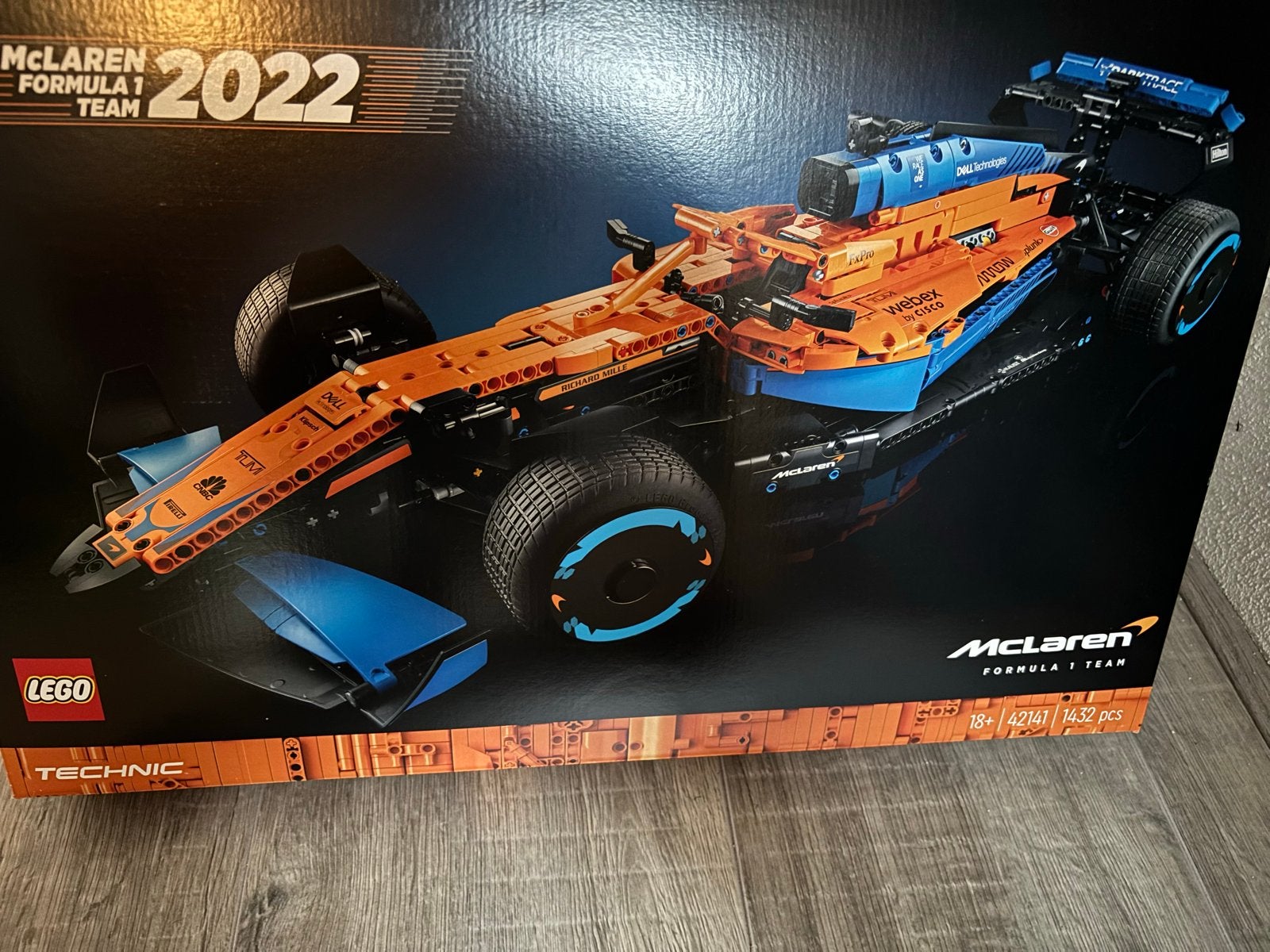 Lego Technic McLaren Formule 1 Racewagen 2022, Ophalen of Verzenden, Nieuw, Overige merken