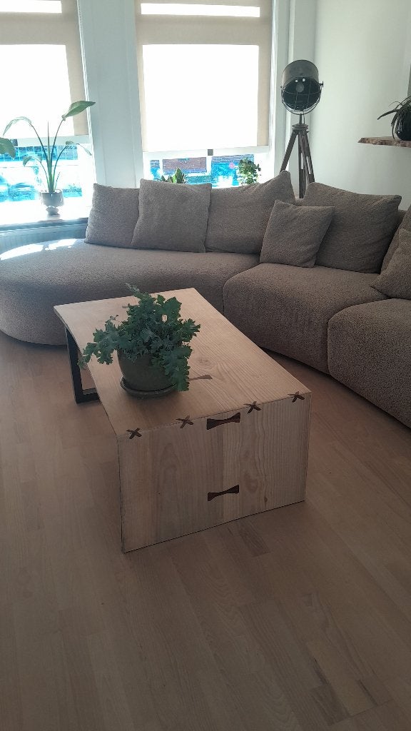 Salontafel, Ophalen, 100 tot 150 cm, 50 tot 100 cm, Zo goed als nieuw