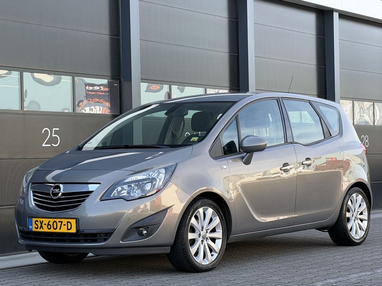 Opel Meriva 1.4 Turbo Como Airco PDC (bj 2012), Auto's, Voorwielaandrijving, 680 kg, 4 cilinders, Bruin