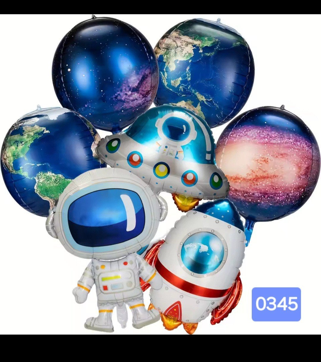 GRATIS VERZENDING.  Ruimtevaart Ballonnen, Ophalen, Nieuw, Versiering, Overige