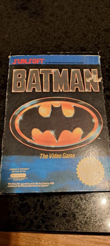 Batman The Video Game - NES (8-bit Nintendo) Sunsoft, Spelcomputers en Games, Games | Nintendo NES, Gebruikt, 1 speler, Ophalen of Verzenden
