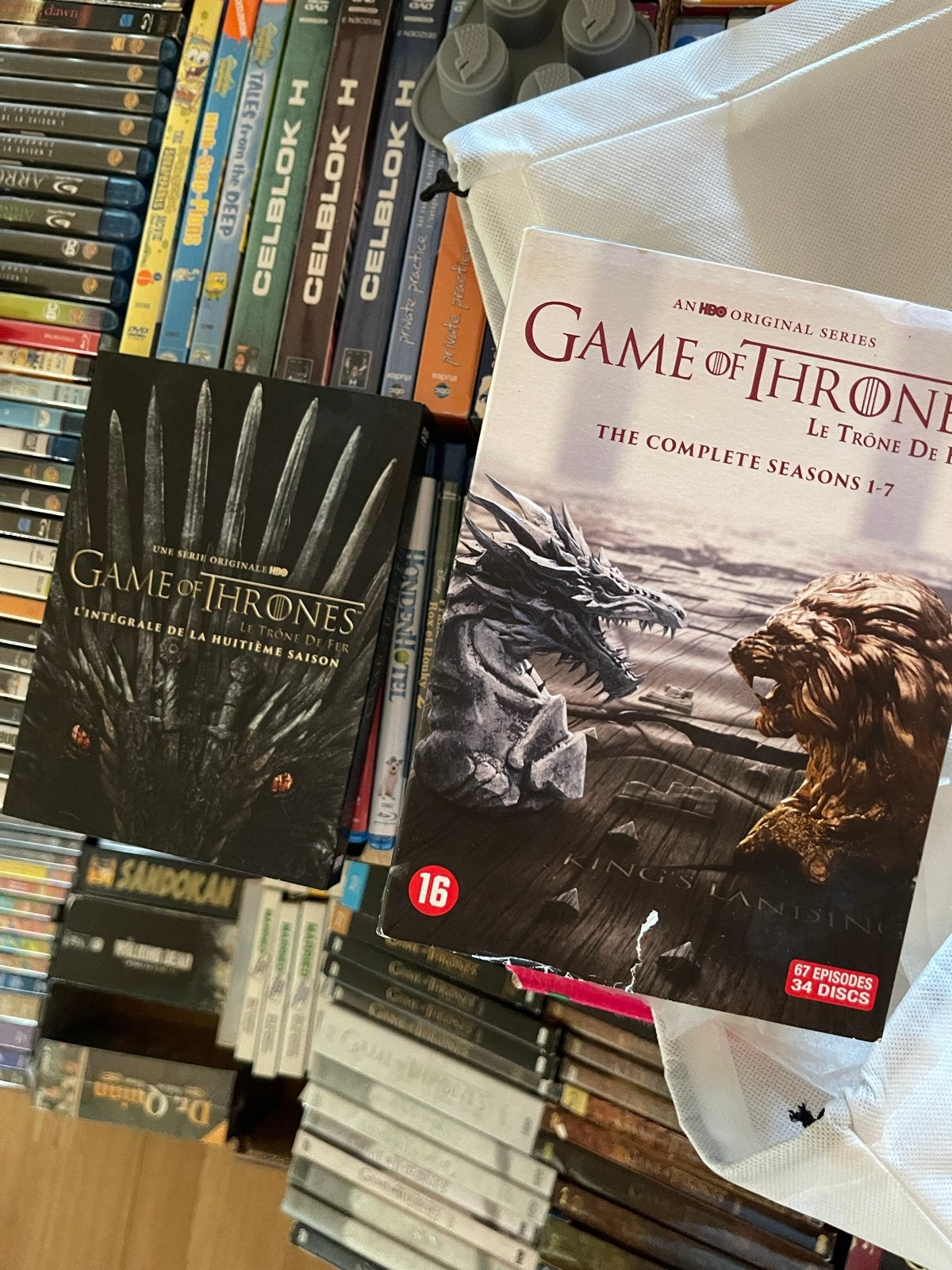 Game of Thrones Complete Serie DVD - Seizoen 1-8, Vanaf 16 jaar, Nederlands, Science Fiction en Fantasy, Ophalen of Verzenden
