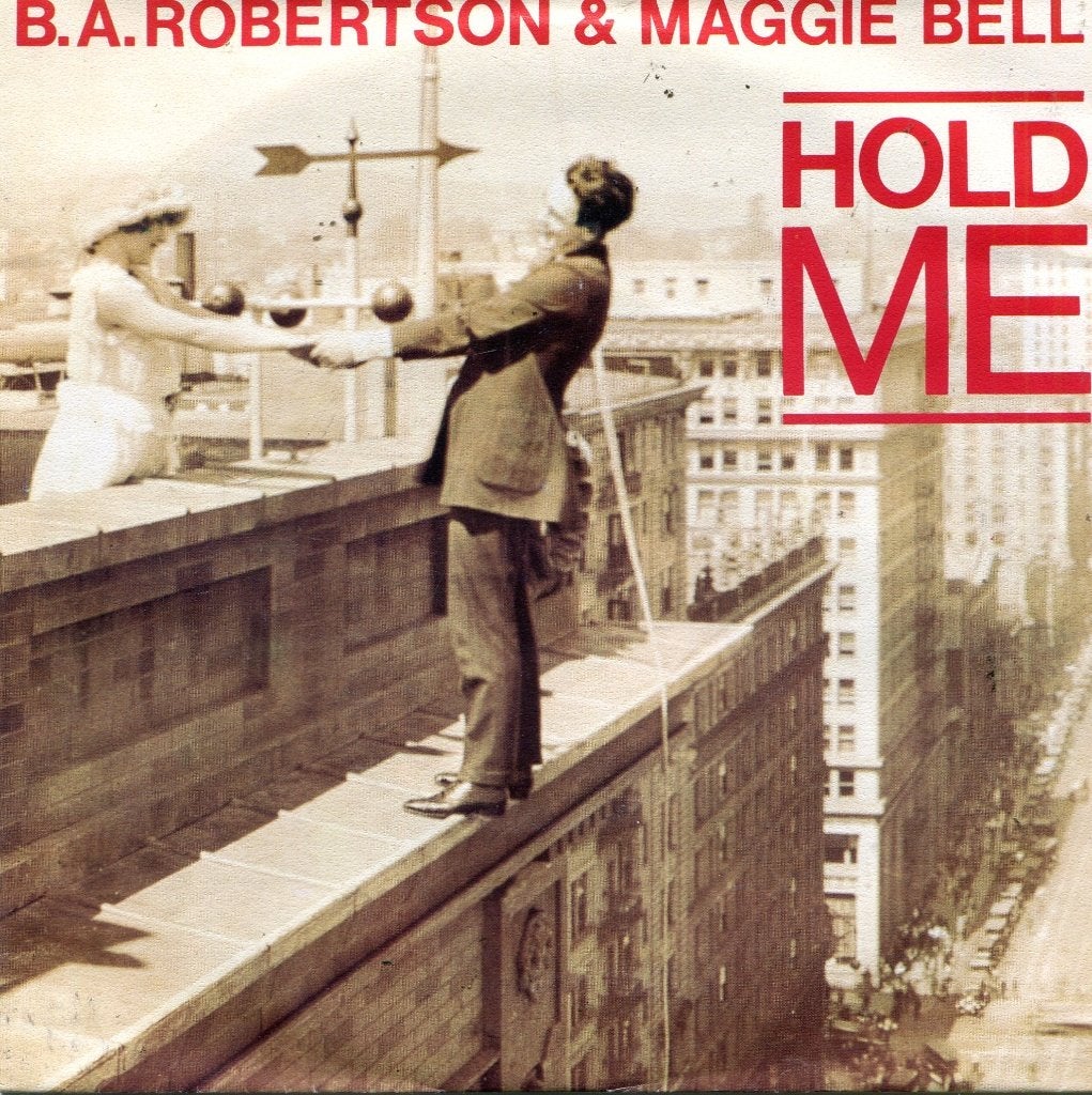 B.A. ROBERTSON & MAGGIE BELL  -  Hold me, Gebruikt, 7 inch, Pop, Fotohoes
