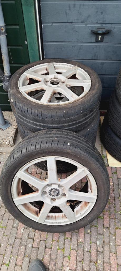 Seat Sport BBS 5x112 17inch opknappers, Auto-onderdelen, Banden en Velgen, Ophalen, Gebruikt, Velg(en), 17 inch