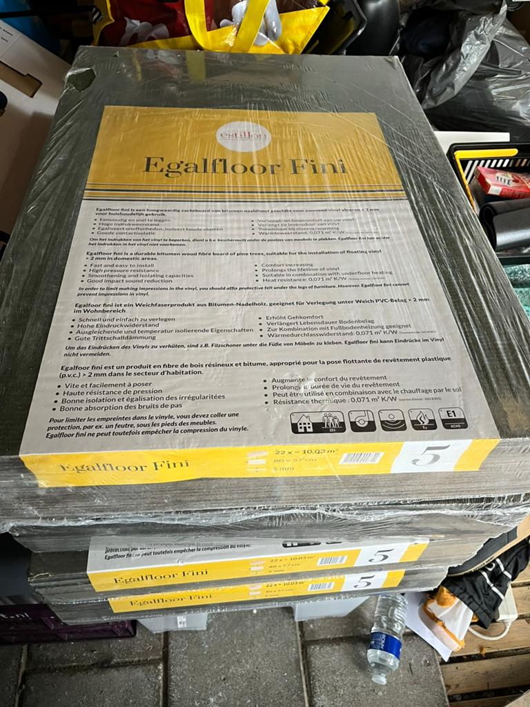 Egalfloor Fini 5, Ophalen, Overige materialen, 30 cm of meer, 50 tot 150 cm