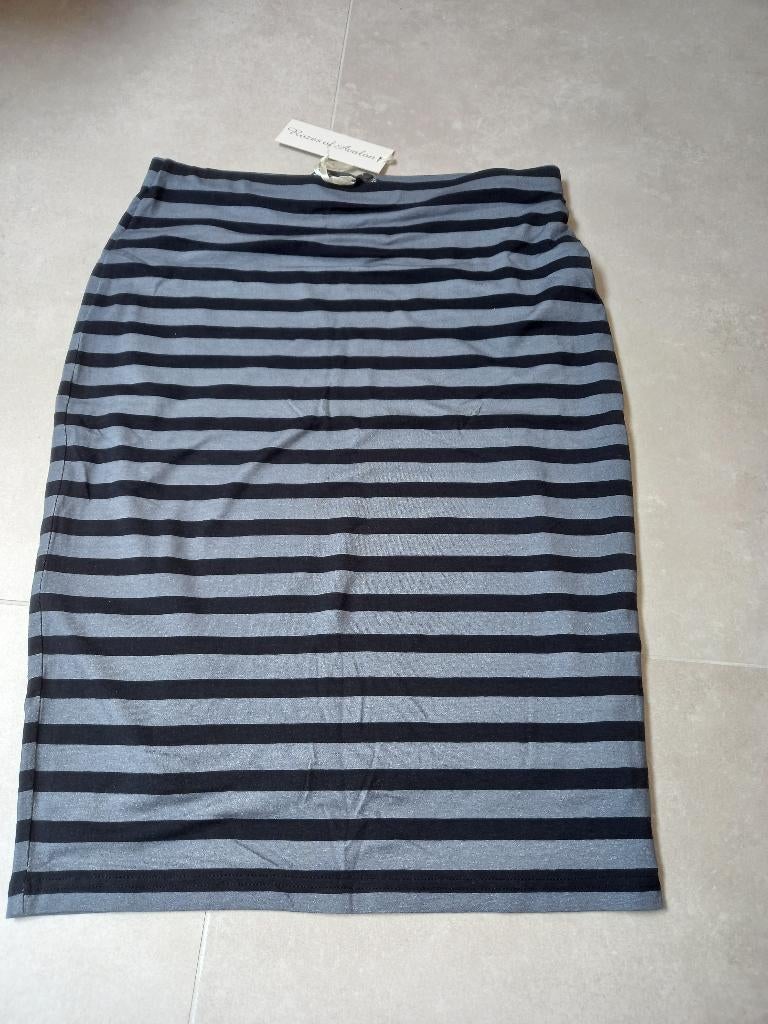 Nieuw! Nette blauw gestreepte rok maat 40, Maat 38/40 (M), Blauw, Nieuw, Ophalen of Verzenden