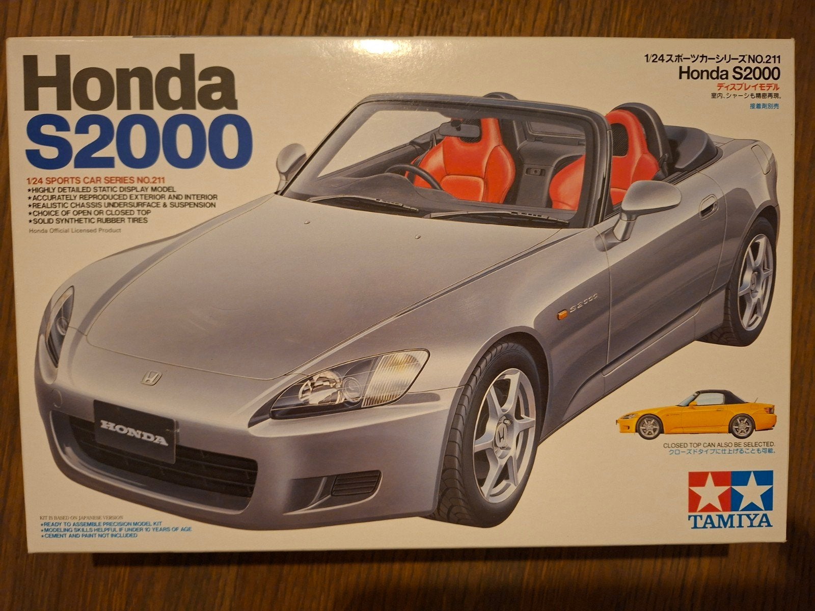 bouwdoos 1/24 Tamiya Honda S2000, Auto, Groter dan 1:32, Nieuw, Ophalen of Verzenden