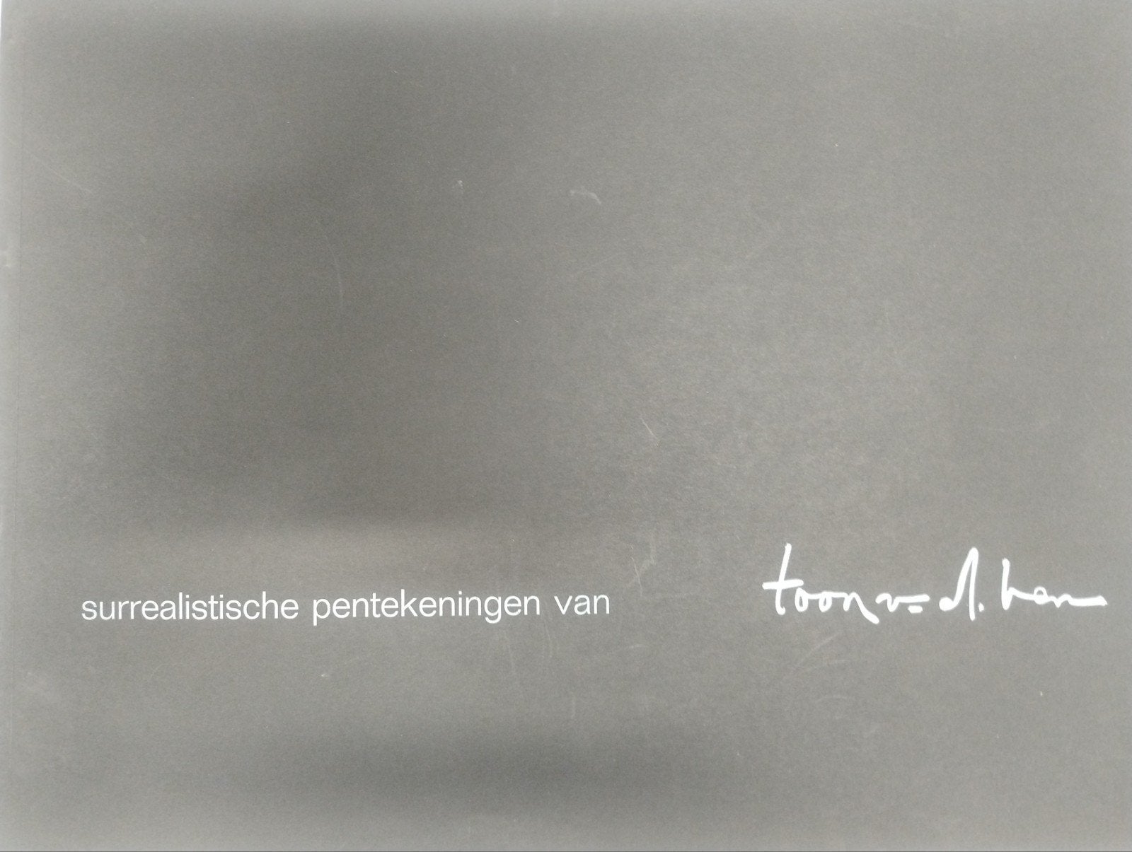 Boek met 7 surrealistische pentekeningen Toon v.d. Ven, Ophalen of Verzenden