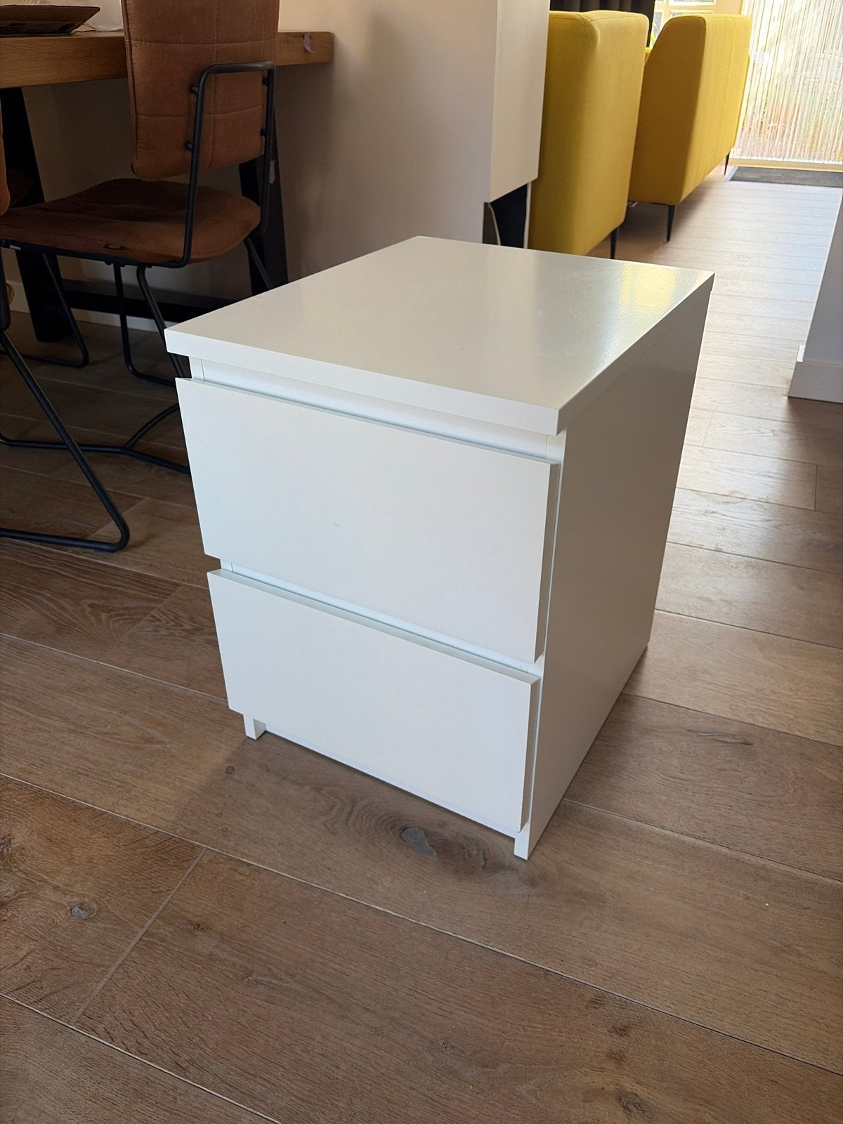 IKEA ladekastje met 2 laden - wit, Huis en Inrichting, Kasten | Ladekasten, Ophalen, Minder dan 50 cm, Gebruikt, 1 of 2 laden