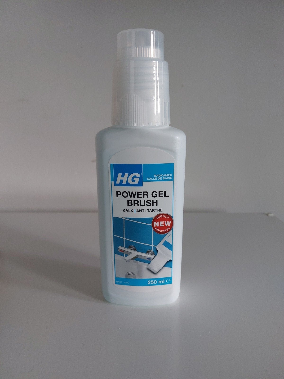 Hg Power gel Brush Kalkreiniger 250ml, Ophalen of Verzenden, Schoonmaakmiddel