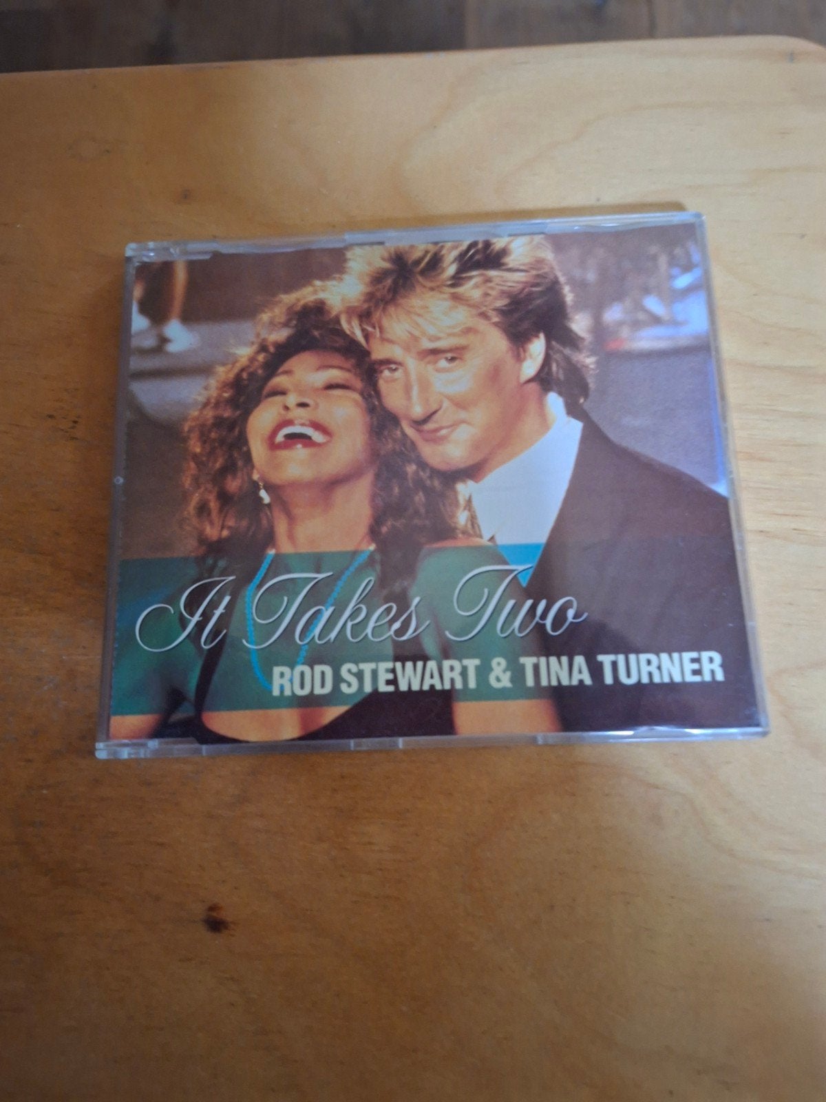 CD Single Rod Stewart & Tina Turner - It Takes Two, Ophalen of Verzenden, Gebruikt, Pop, Single