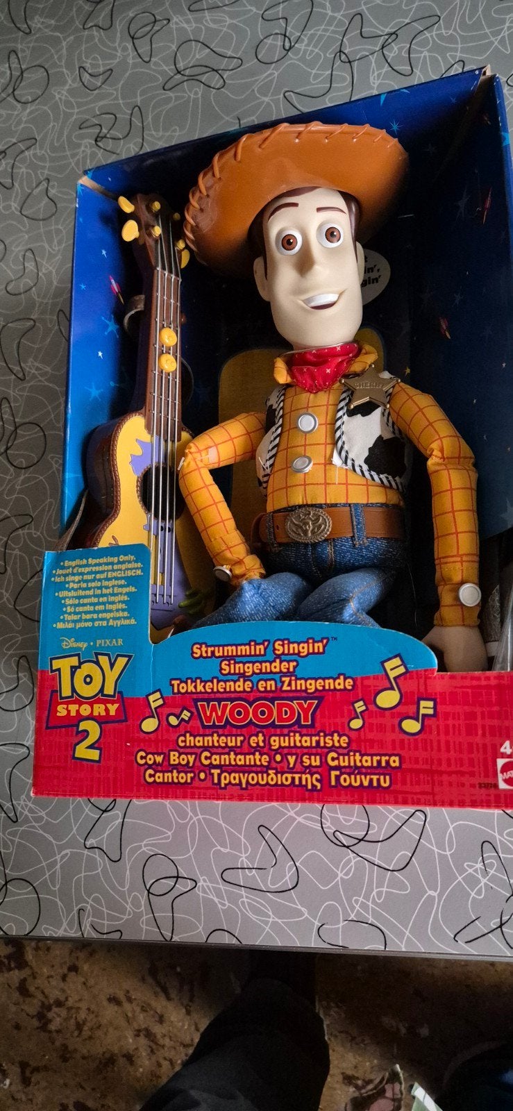 Toy Story 2 Zingende en Tokkelende Woody Pop, Ophalen of Verzenden, Zo goed als nieuw