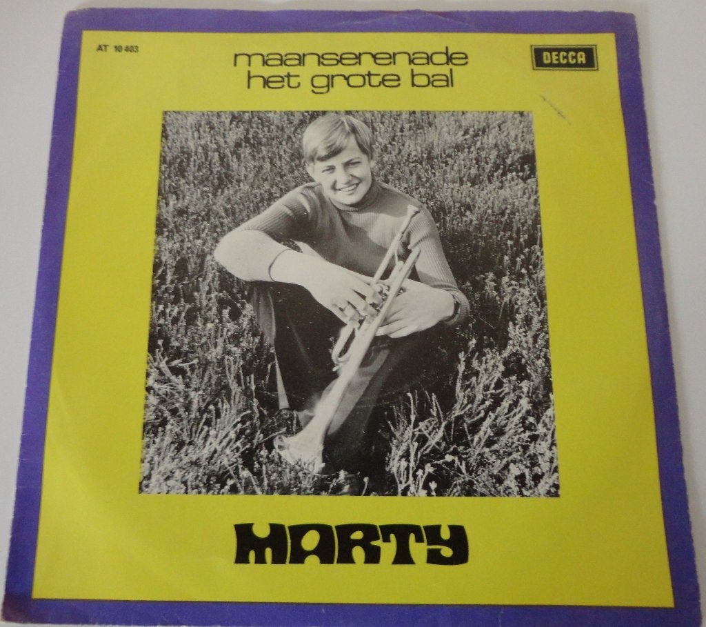Marty > Maanserenade, Ophalen of Verzenden, Gebruikt, 7 inch, Nederlandstalig