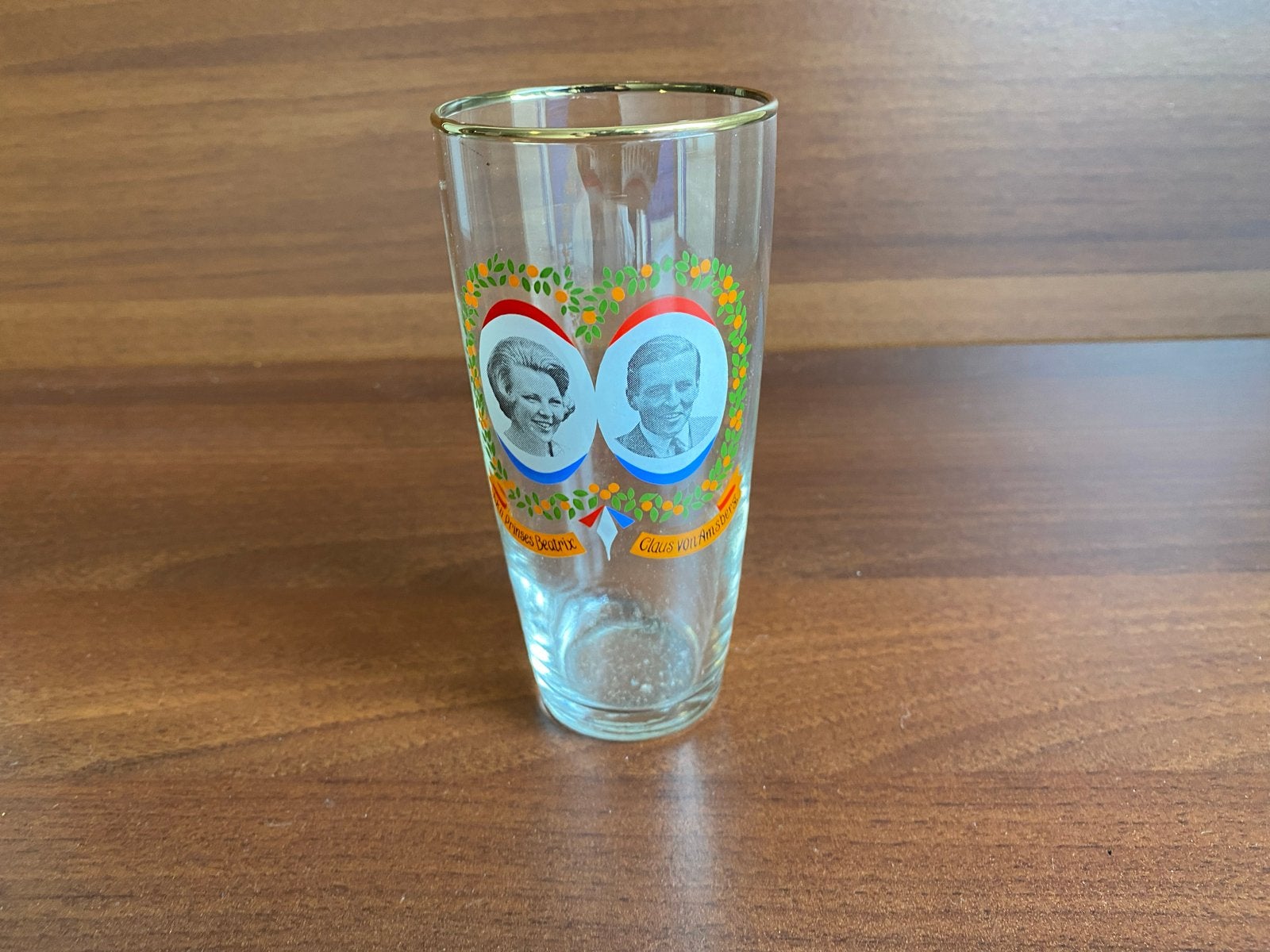 Beatrix en Claus Herdenkingsglas, Ophalen of Verzenden