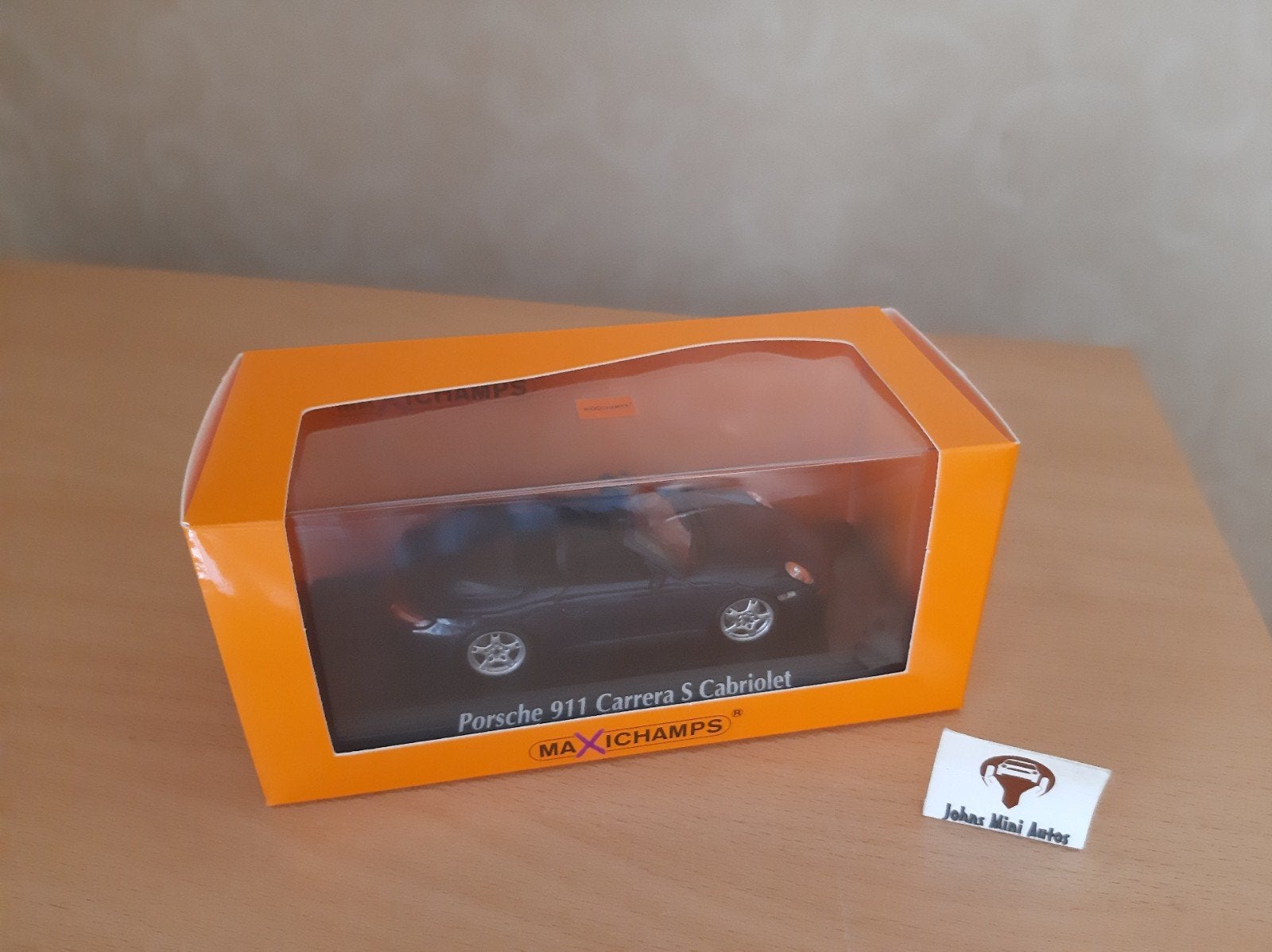 Porsche 911 (997) Carrera S Cabrio 2005 Blauw-Metallic 1:43, Overige merken, Auto, Nieuw, Ophalen of Verzenden