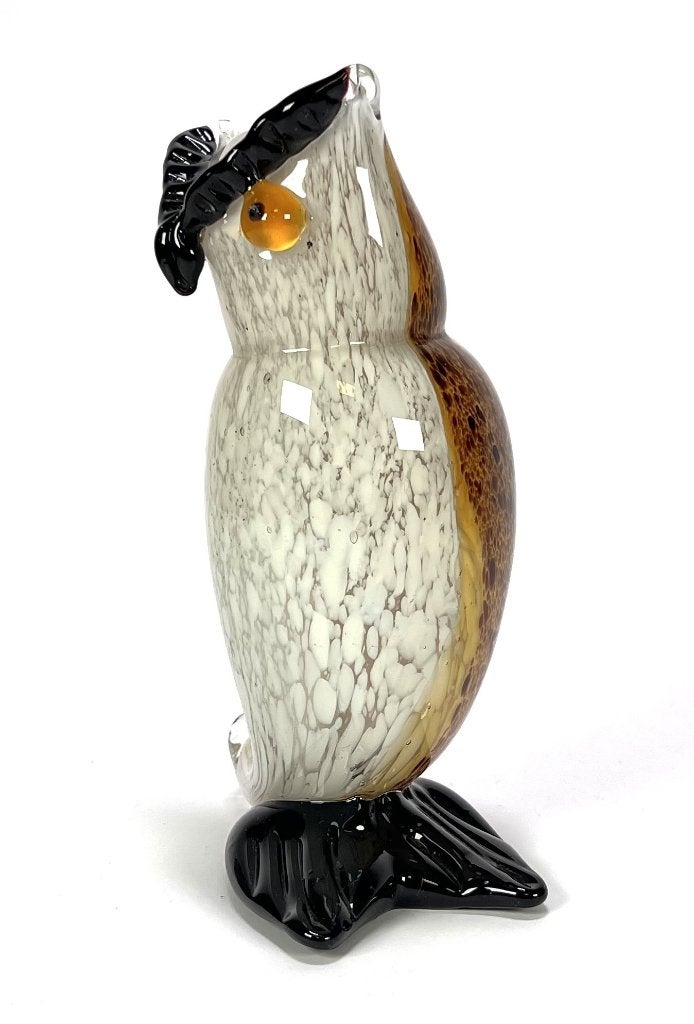 1070. Glazen beeld - uil, ca. 2000, Ophalen, Glas, Handgemaakt, 20 - 50 cm