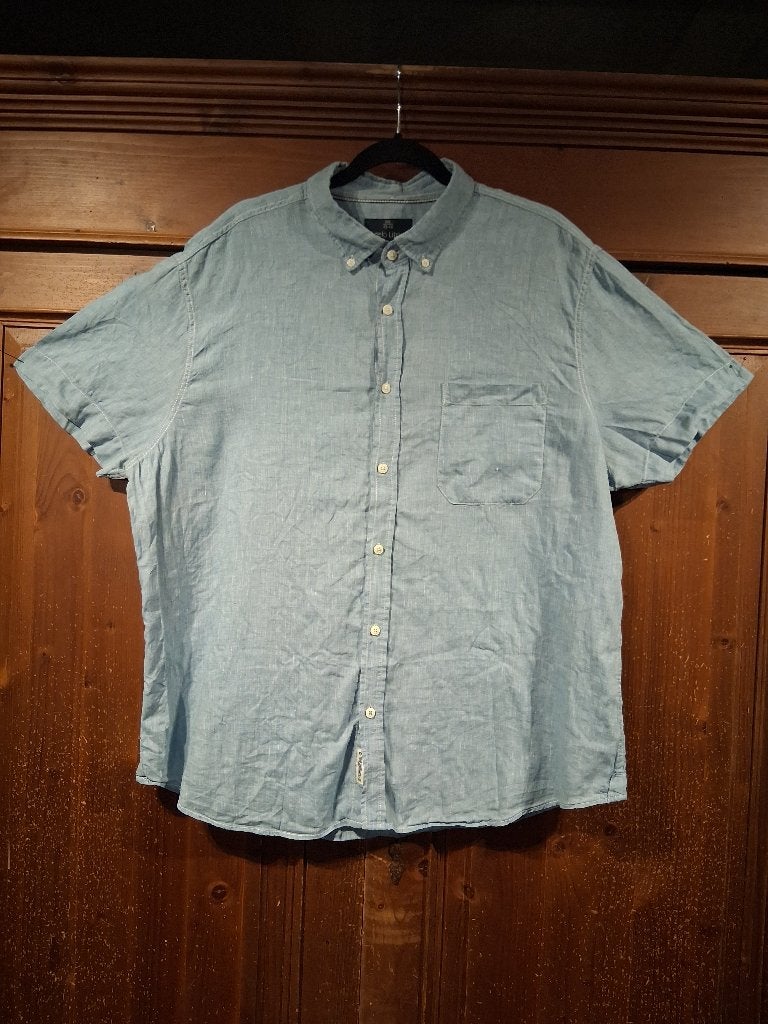 Angelo Litrico Crafted Goods Overhemd XXL=45-46 Slim Fit, Kleding | Heren, Overhemd, Blauw, Angelo Litrico, Ophalen of Verzenden