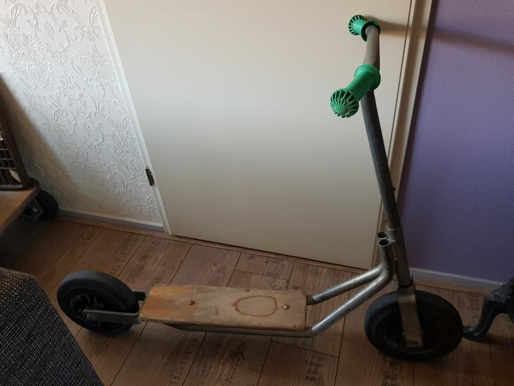 Vintage step ijzer en hout ruim 60 jaar oud, Ophalen, Gebruikt, Gewone step