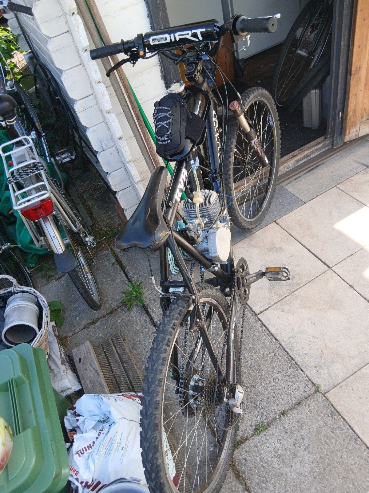 80cc Zelfbouw Fiets 26 inch (ruilen mogelijk), Ophalen, 24 inch of meer, Velgrem, Nieuw