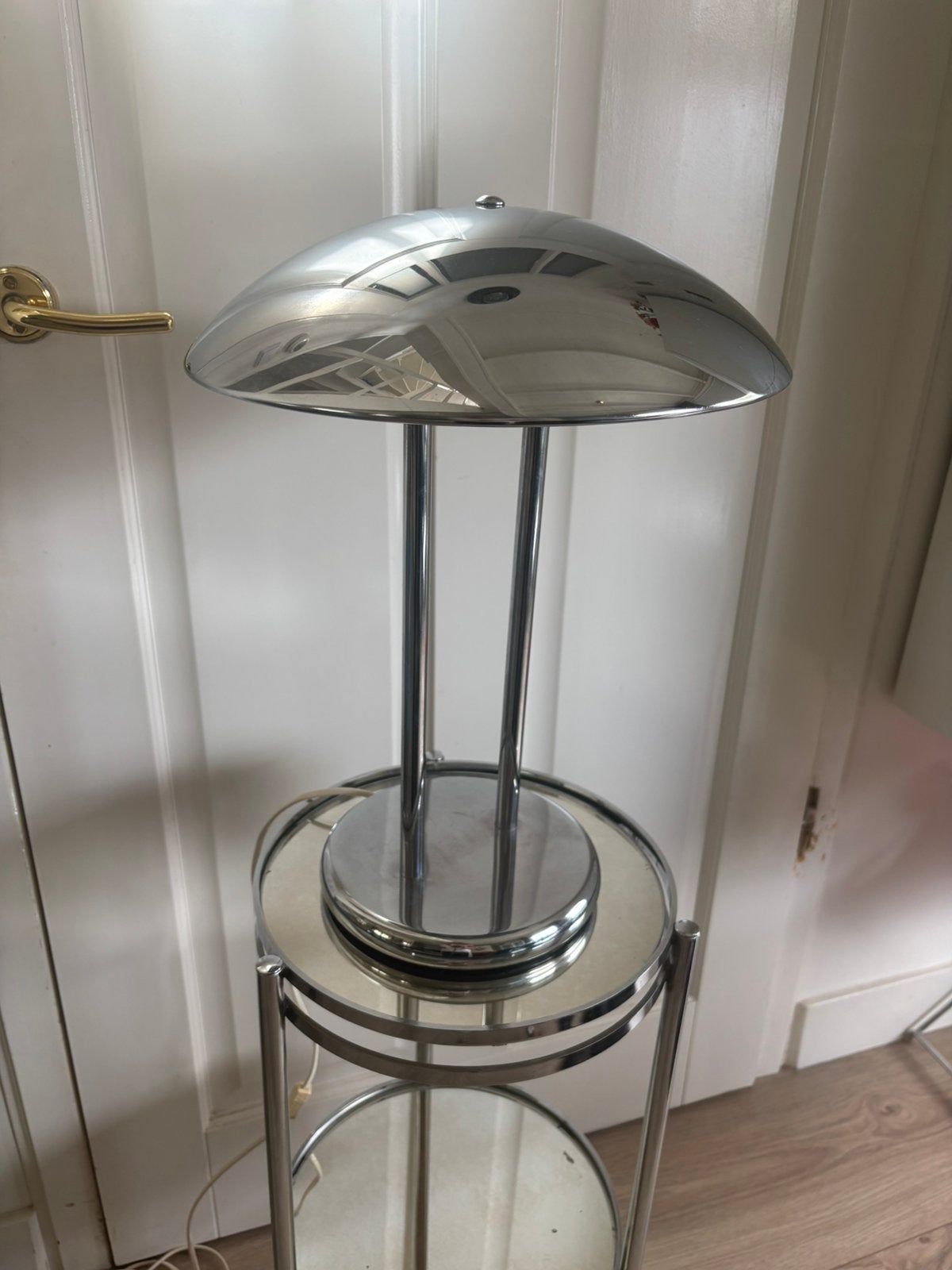 Vintage space age paddenstoel lanp Sonneman Barad IKEA, Huis en Inrichting, Ophalen, Met schakelaar, Gebruikt, Vintage