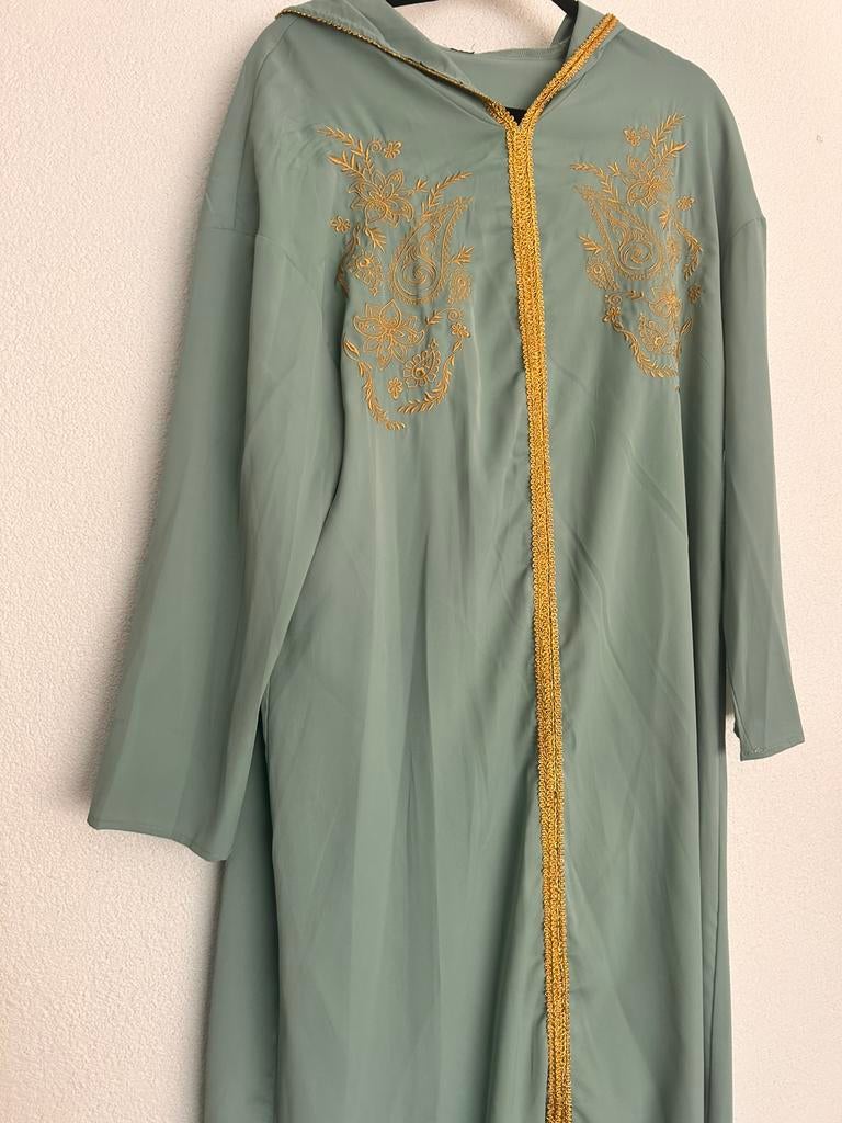 Marokkaanse djelaba jalaba kaftan caftan maat L, Ophalen of Verzenden, Zo goed als nieuw, Maat 38/40 (M), Onder de knie