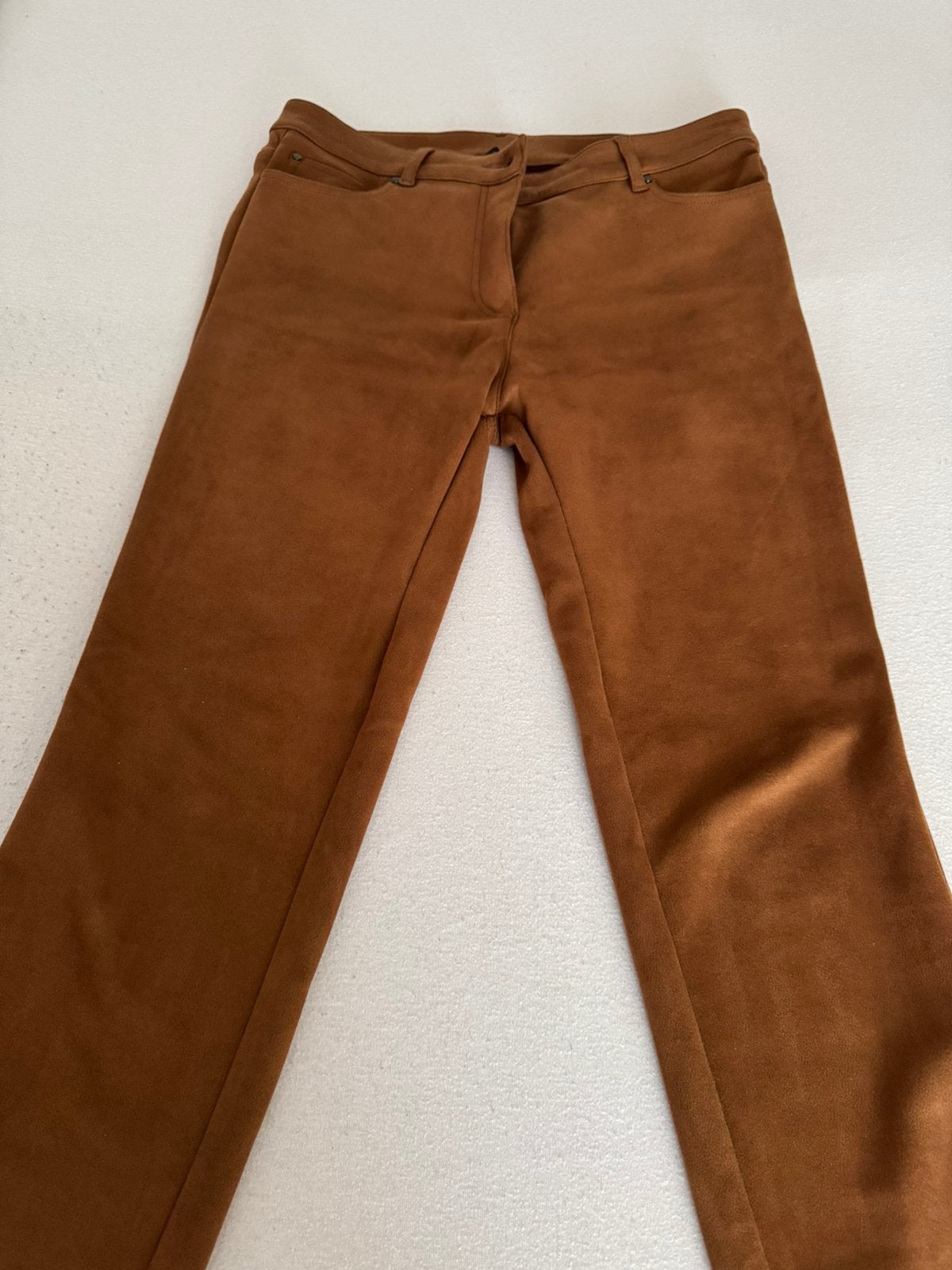 Cognac kleur broek met stretsch m/l, Ophalen of Verzenden, Nieuw