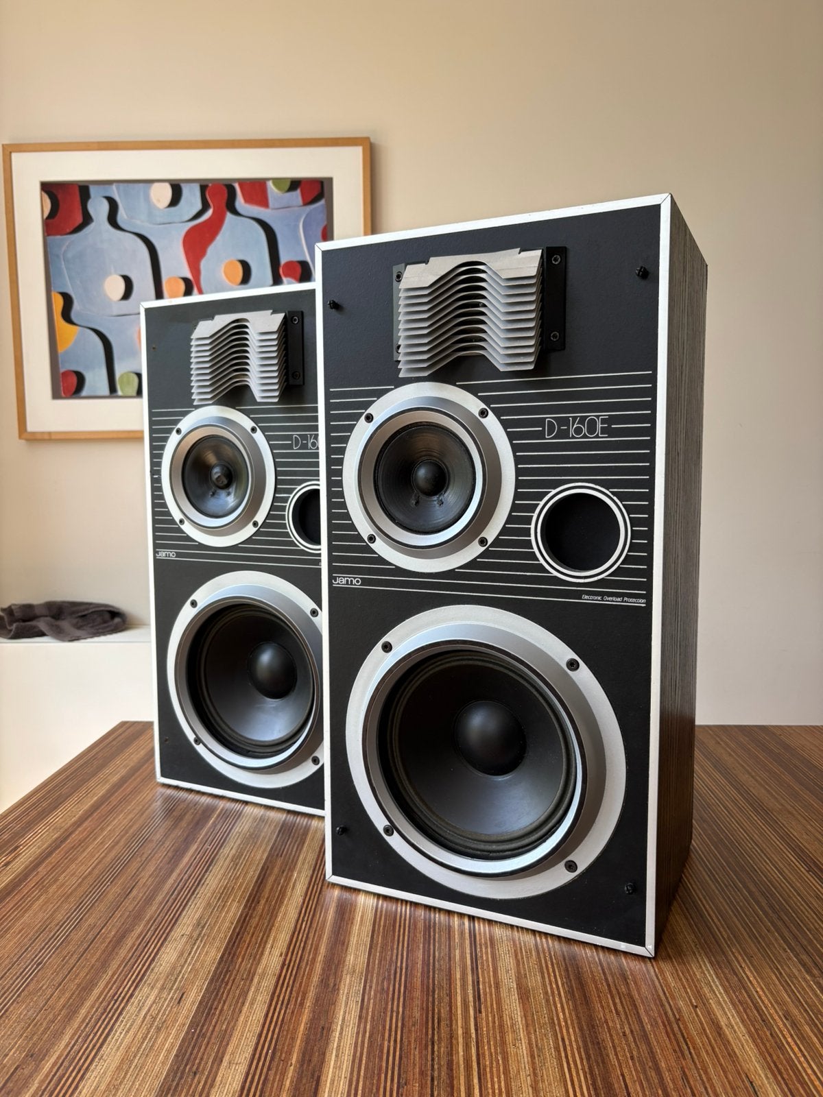 Jamo D-160E luidsprekers, Ophalen, Gebruikt, 120 watt of meer, Front, Rear of Stereo speakers