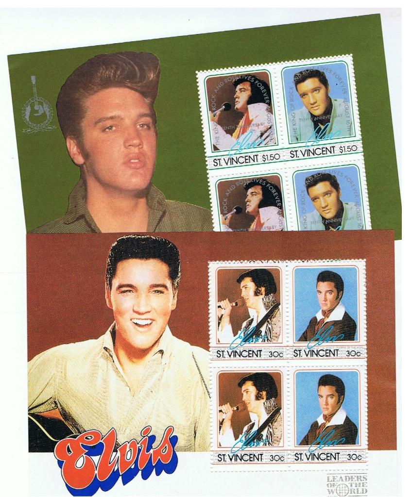Elvis Presley Postzegels, Ophalen of Verzenden, Buitenland