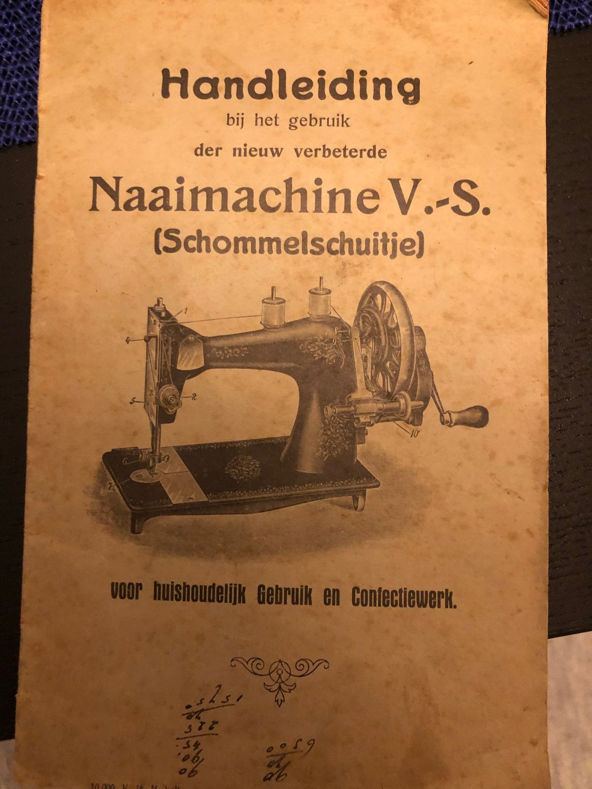 Antieke Winselmann Naaimachine V.S. (Schommelschuitje), Antiek en Kunst, Antiek | Naaimachines, Ophalen