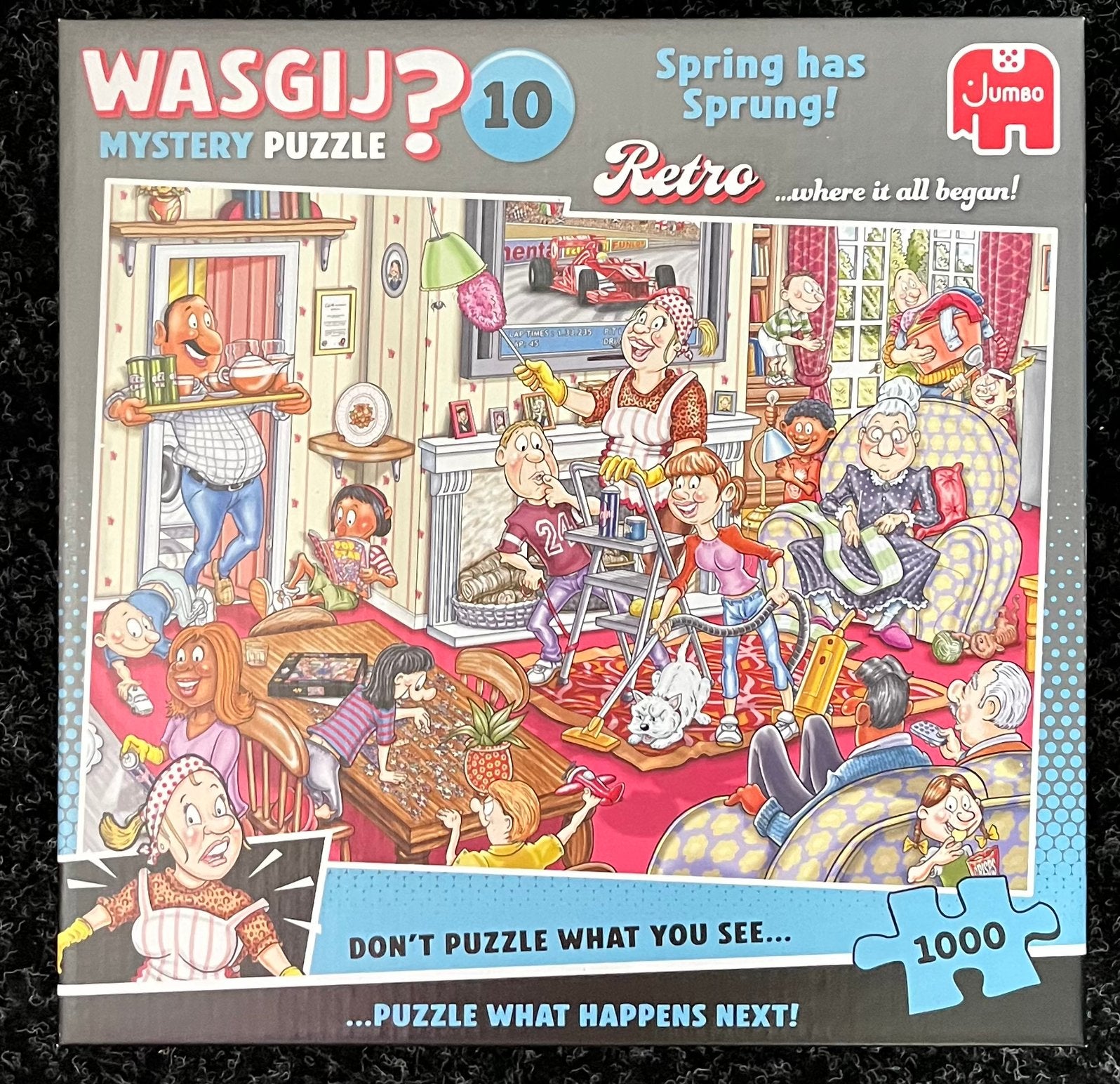 9 puzzels , 2x jan van haasteren en 7x wasgij, Ophalen, 500 t/m 1500 stukjes, Zo goed als nieuw