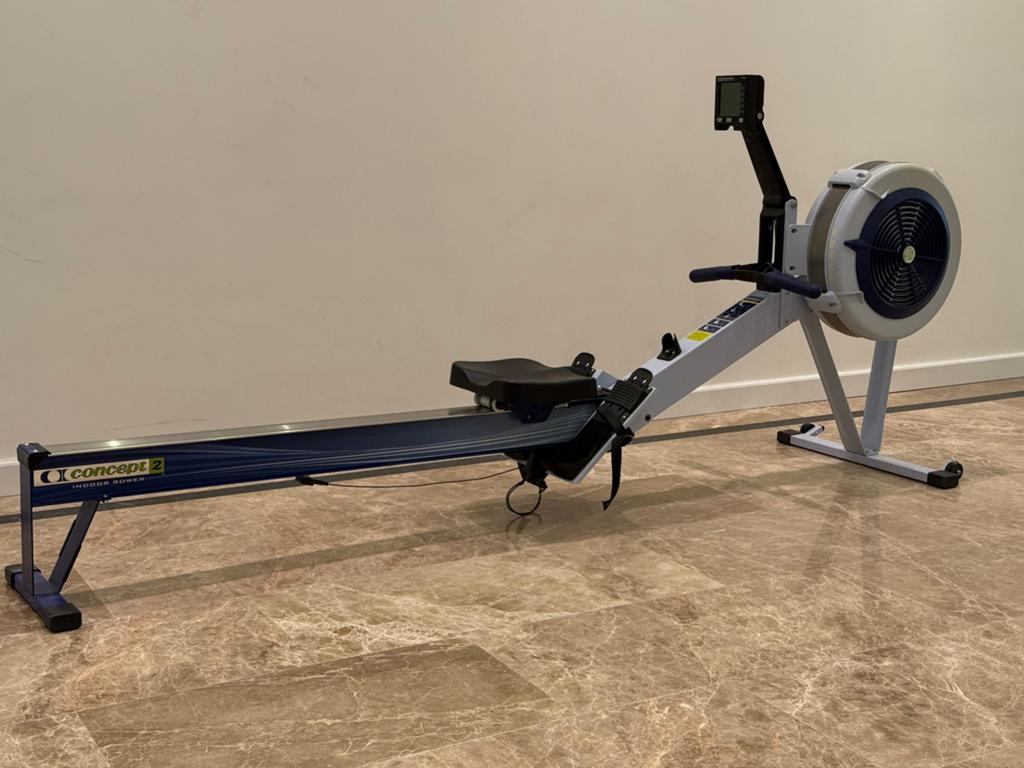 Concept 2 Roeitrainer PM3, Sport en Fitness, Ophalen, Benen, Gebruikt, Metaal